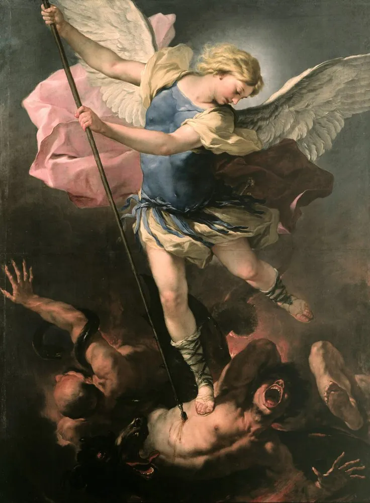 El arcángel San Miguel, de Luca Giordano