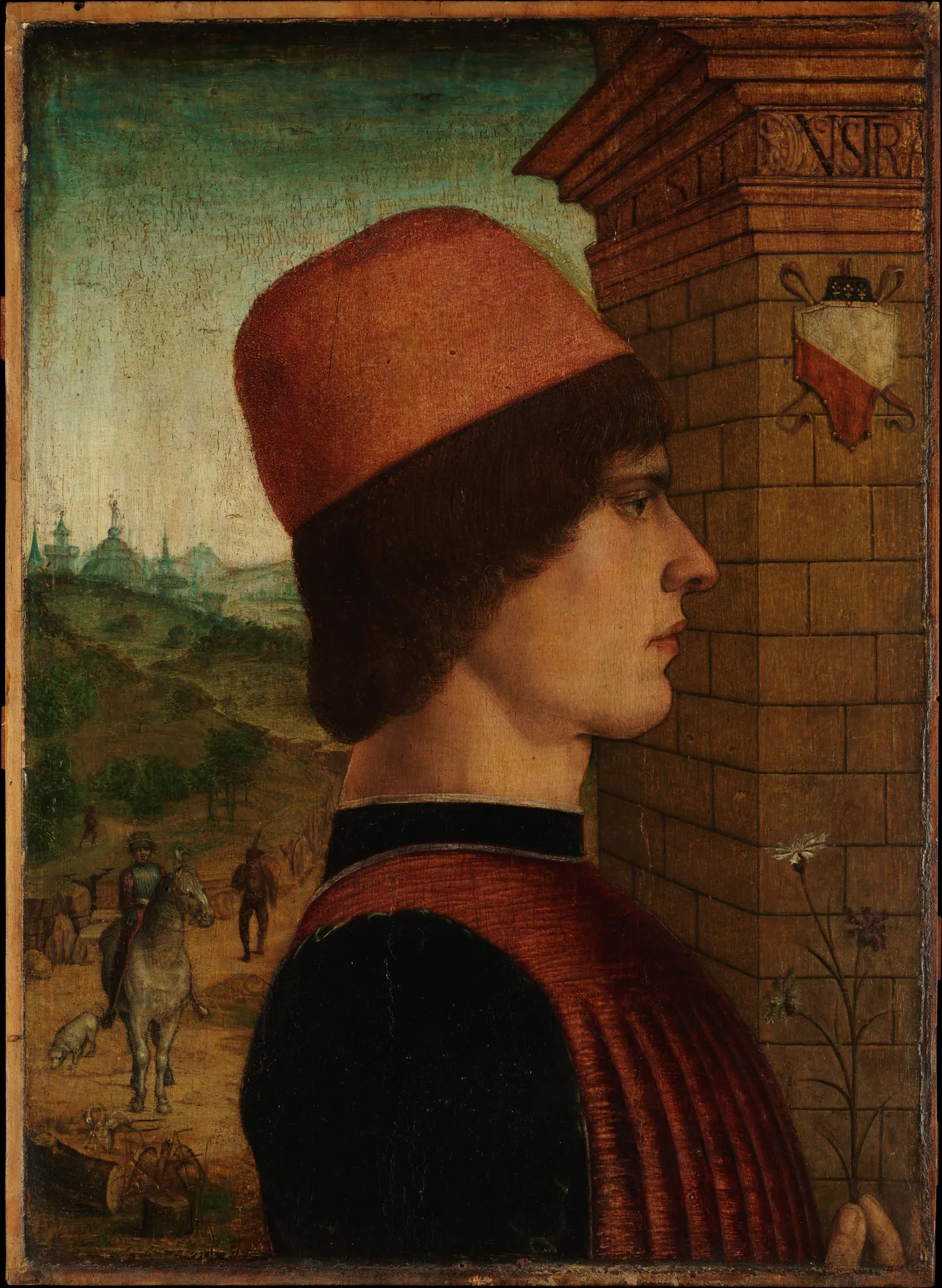 Retrato de un hombre, posiblemente Matteo di Sebastiano di Bernardino Gozzadini, de Maestro delle Storie del Pane