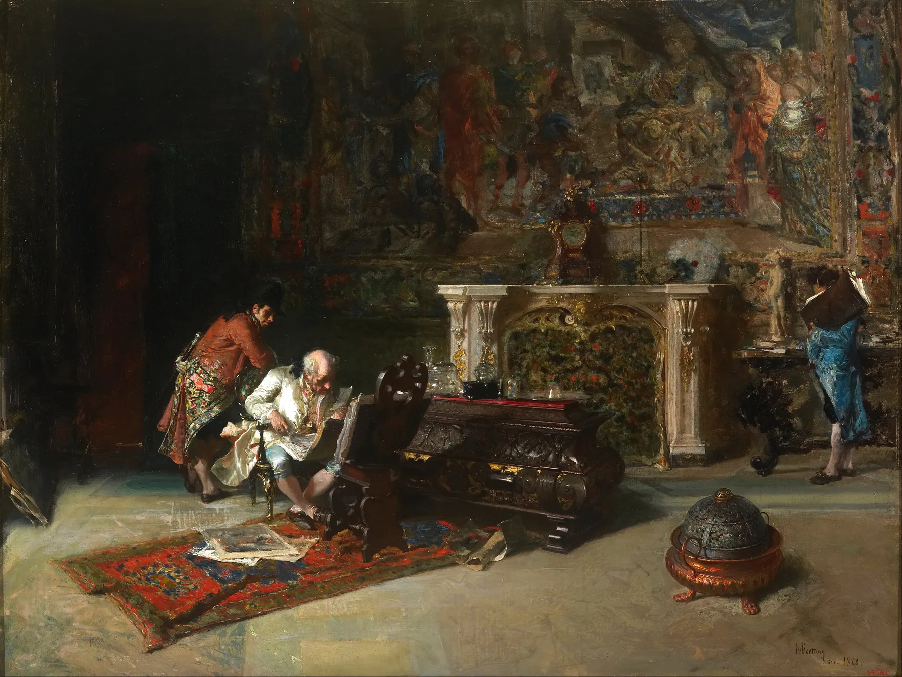 Coleccionista de grabados, de Marià Fortuny