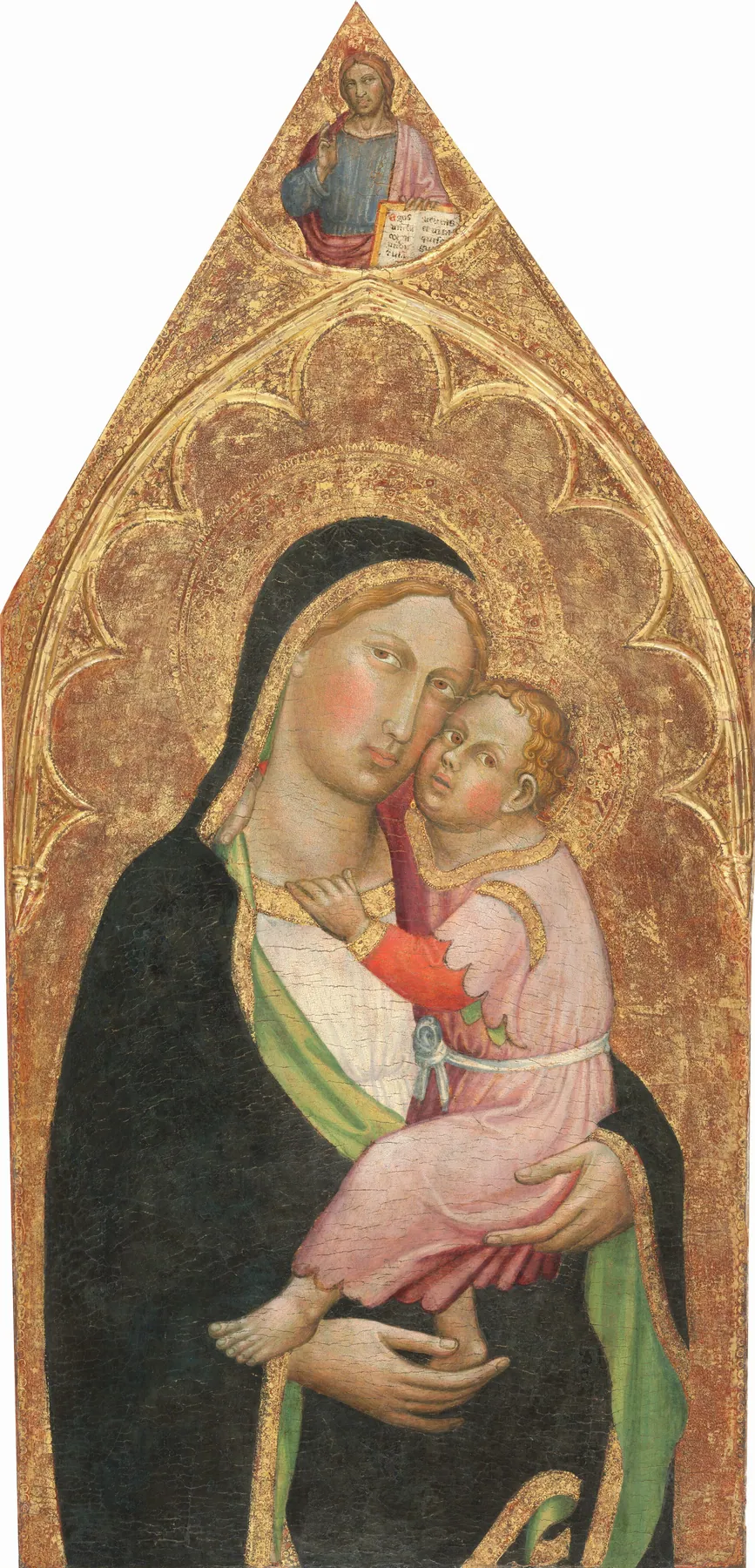 Virgen con el Niño bendiciendo [panel central], de Martino di Bartolomeo