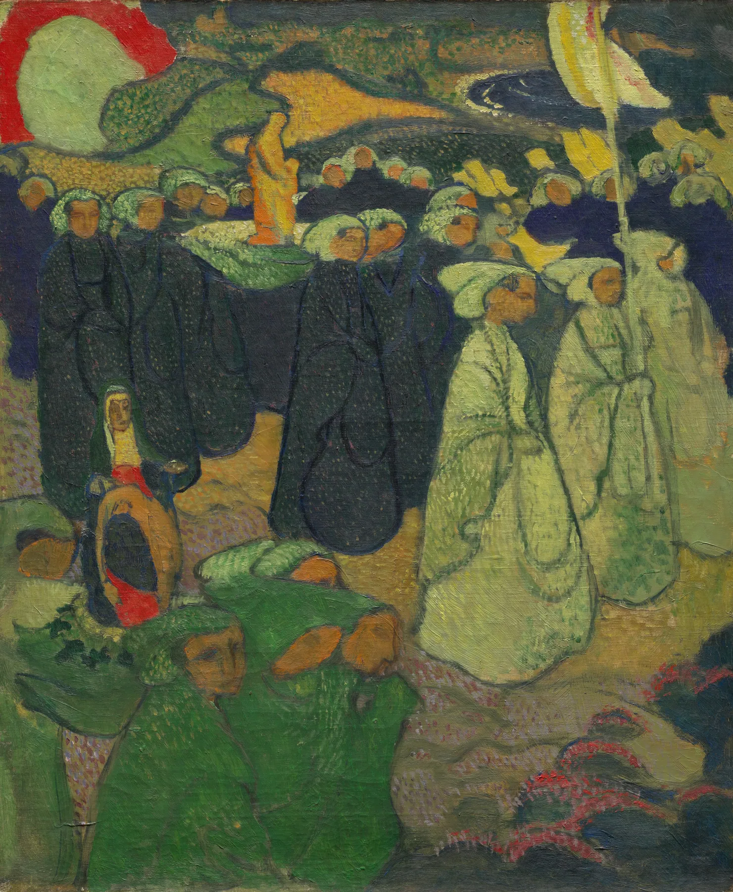 Procesión o Perdón en Perros-Guirec, de Maurice Denis