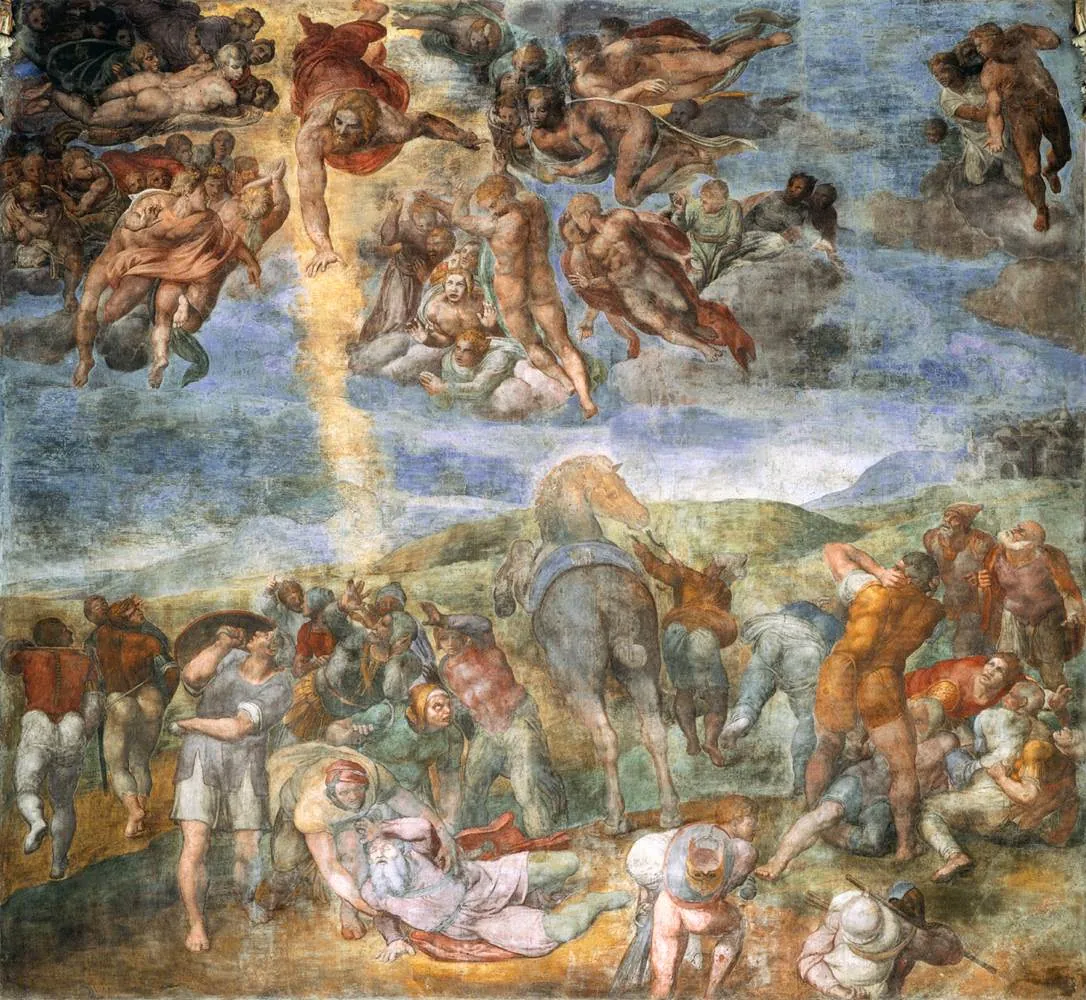 Conversión de San Pablo, de Michelangelo Buonarroti