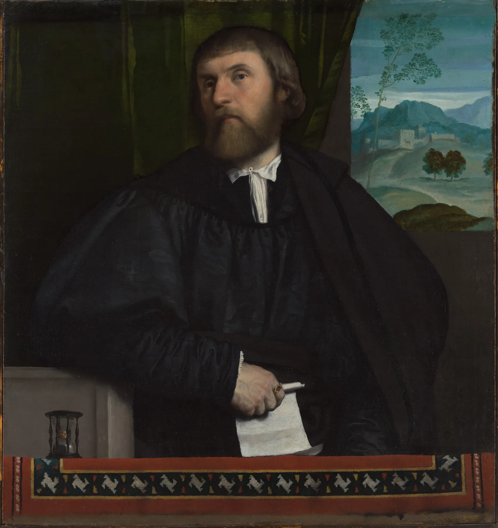 Retrato de un hombre, de Moretto da Brescia