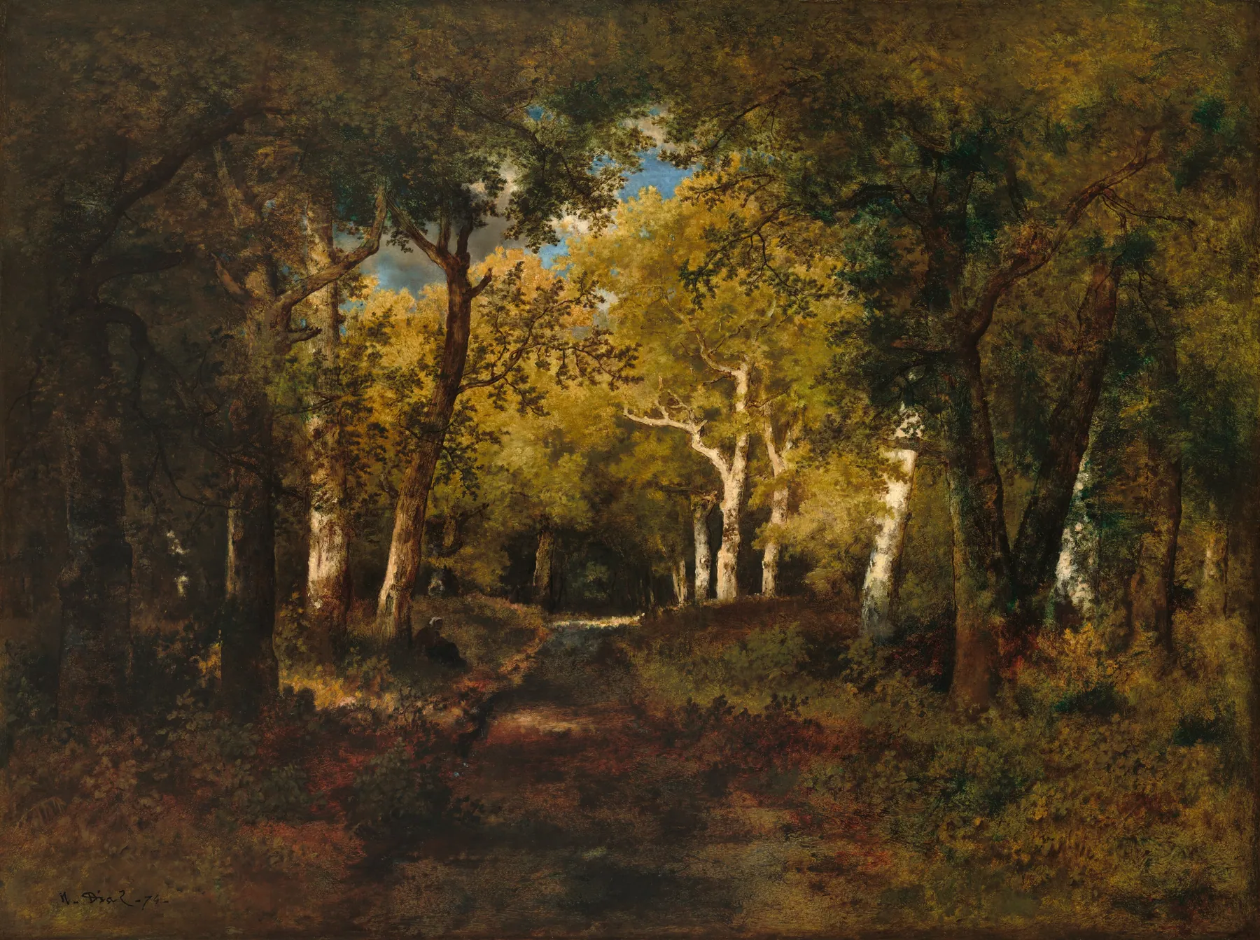 En el bosque, de Narcisse Diaz de la Peña