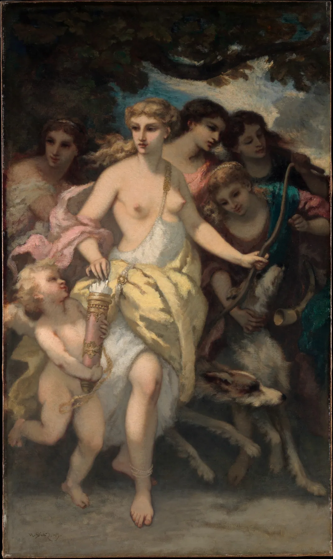 Diana, de Narcisse-Virgile Diaz de la Peña
