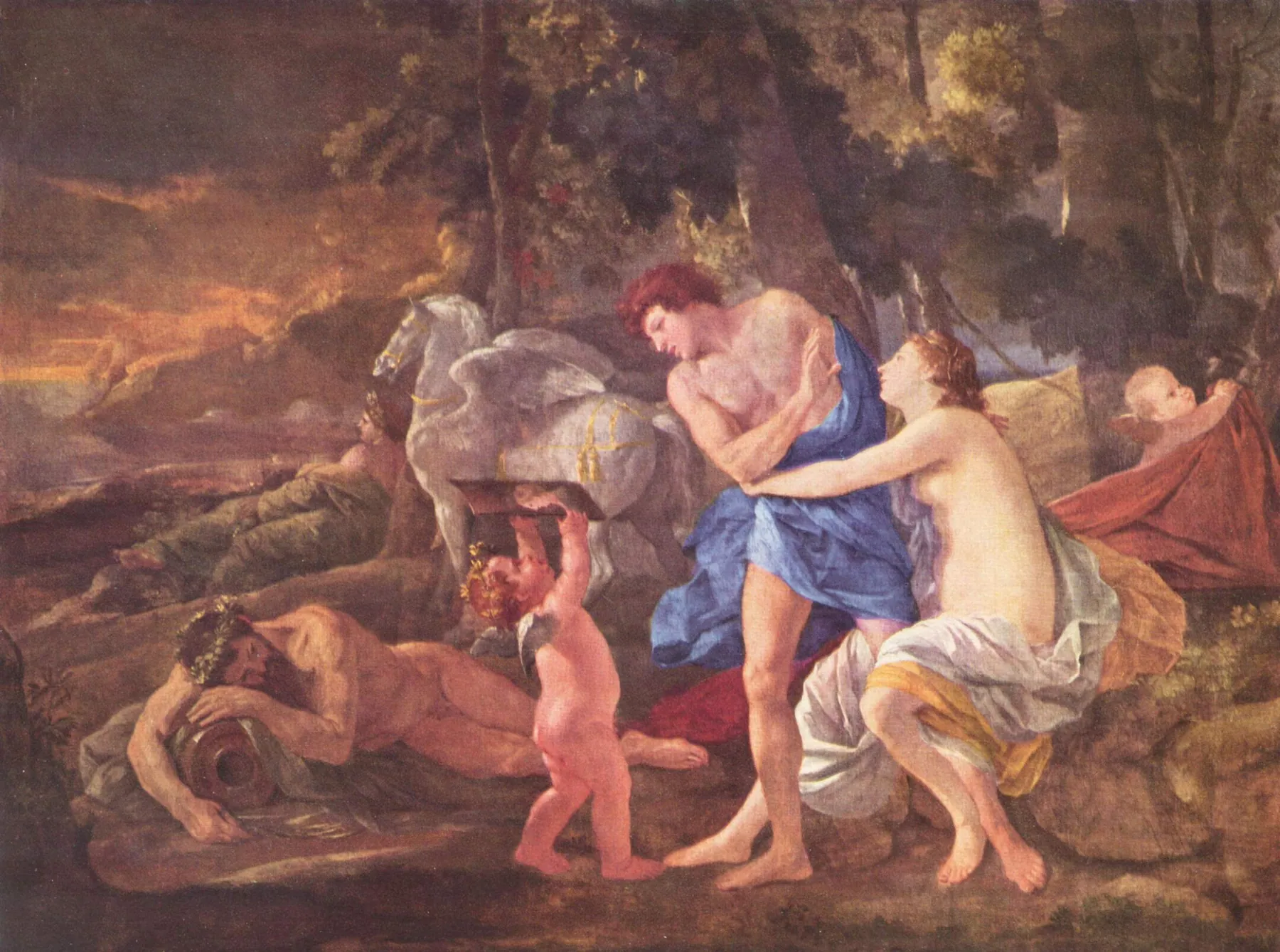 Céfalo y Aurora, de Nicolas Poussin