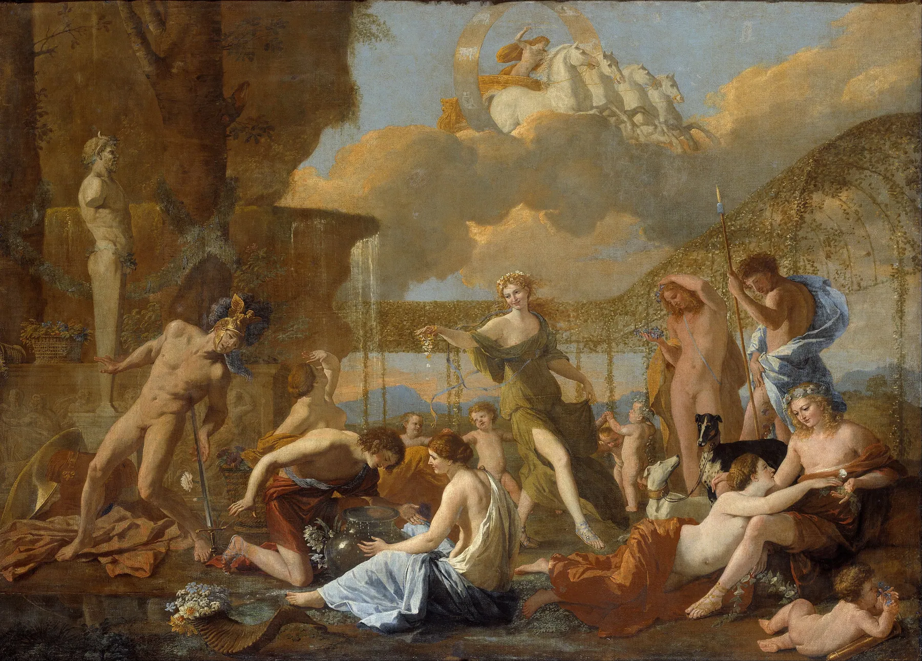 El imperio de Flora, de Nicolas Poussin