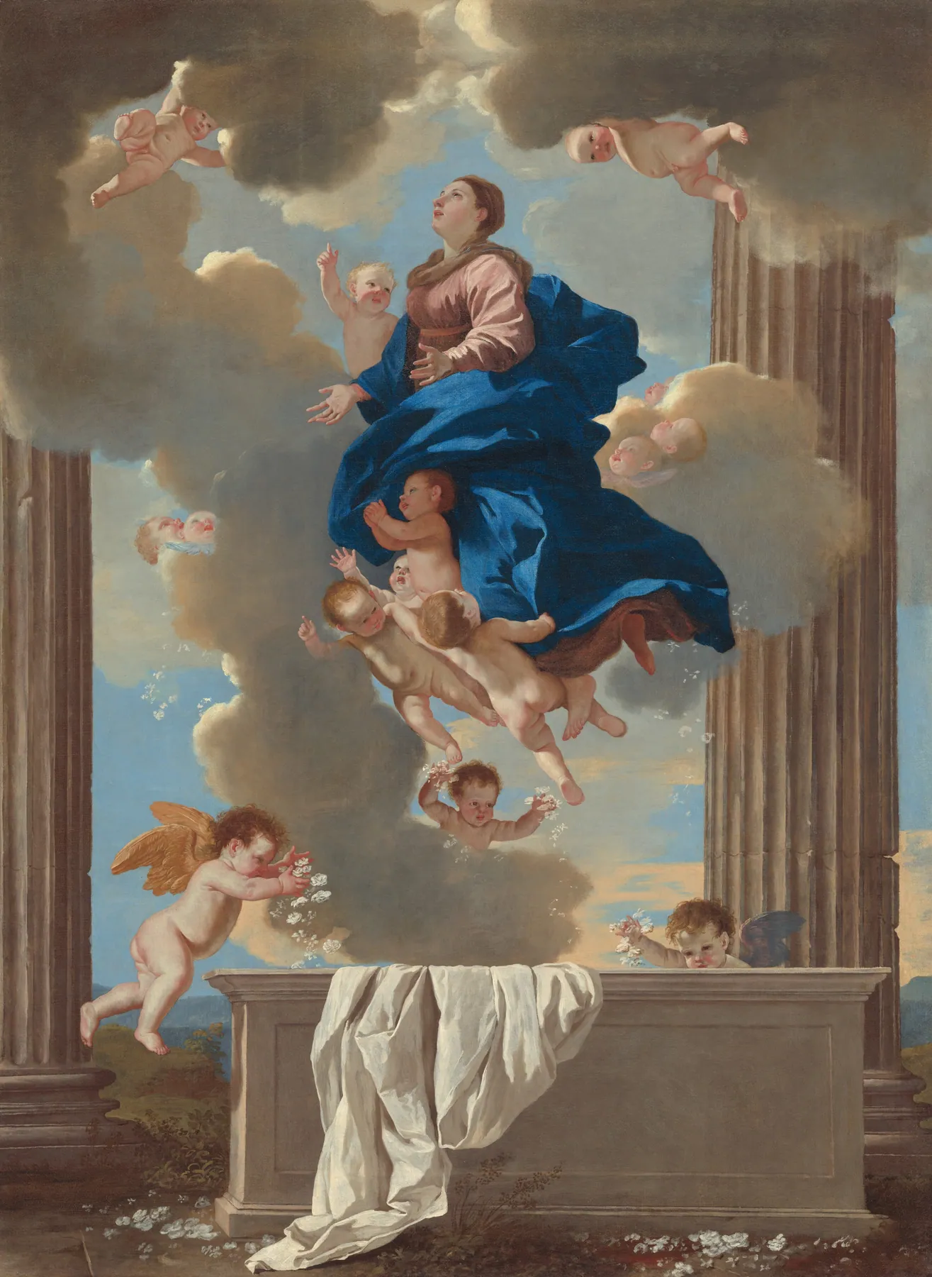 La Asunción de la Virgen, de Nicolas Poussin