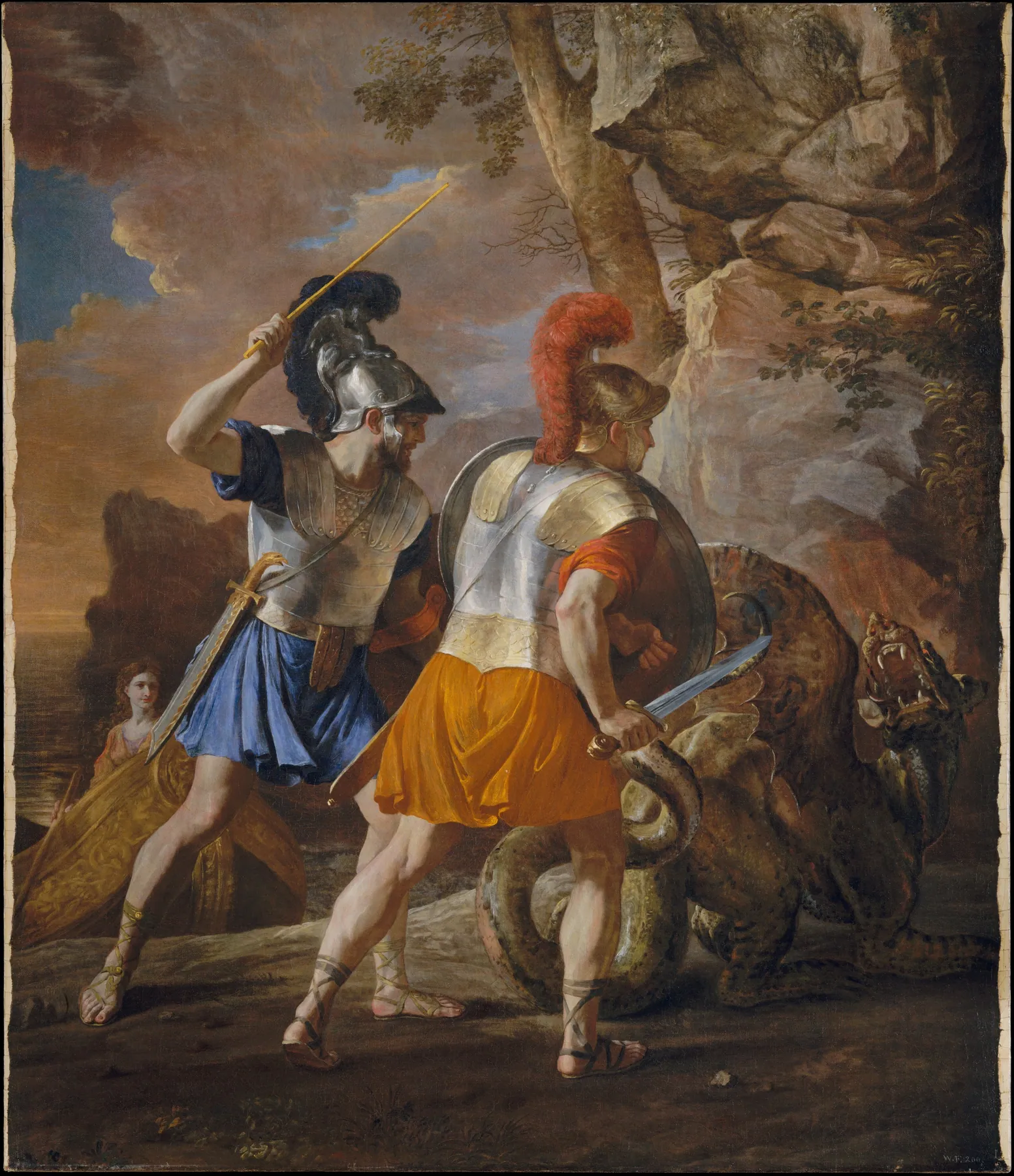 Los compañeros de Rinaldo, de Nicolas Poussin