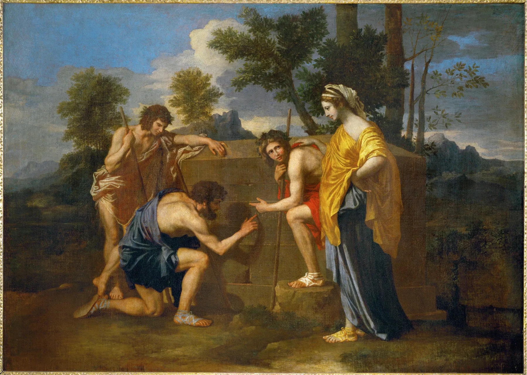 Los pastores de la Arcadia, de Nicolas Poussin