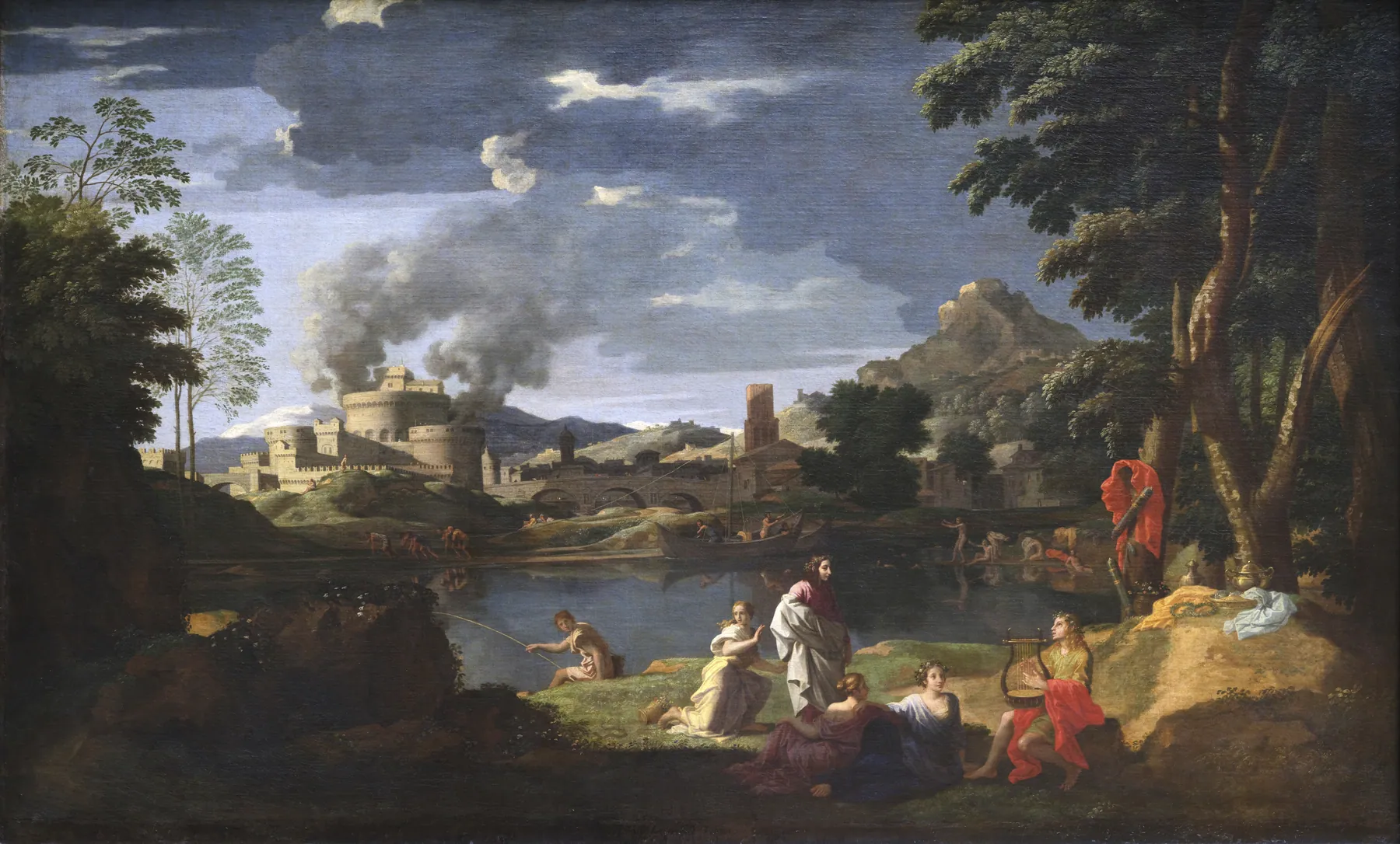 Orfeo y Eurídice, de Nicolas Poussin