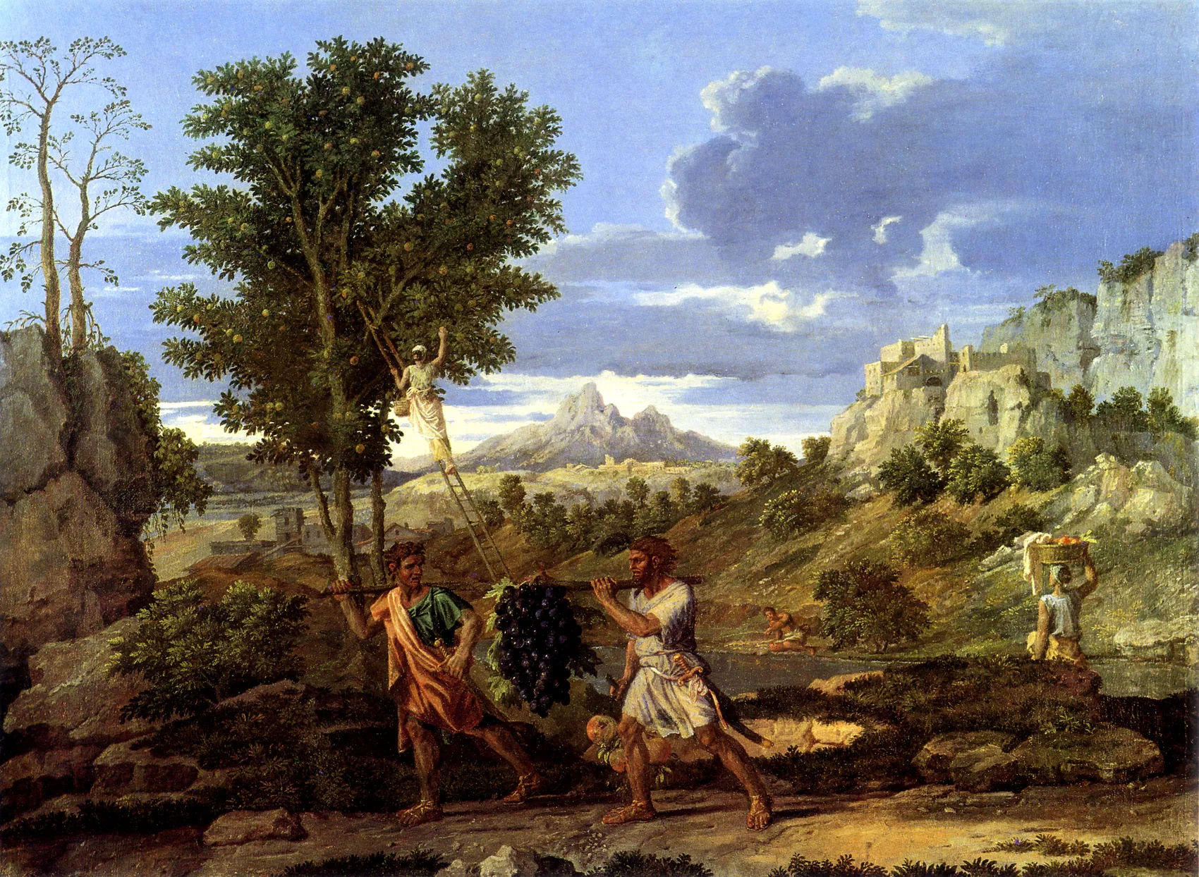 Otoño o El racimo de la tierra prometida, de Nicolas Poussin