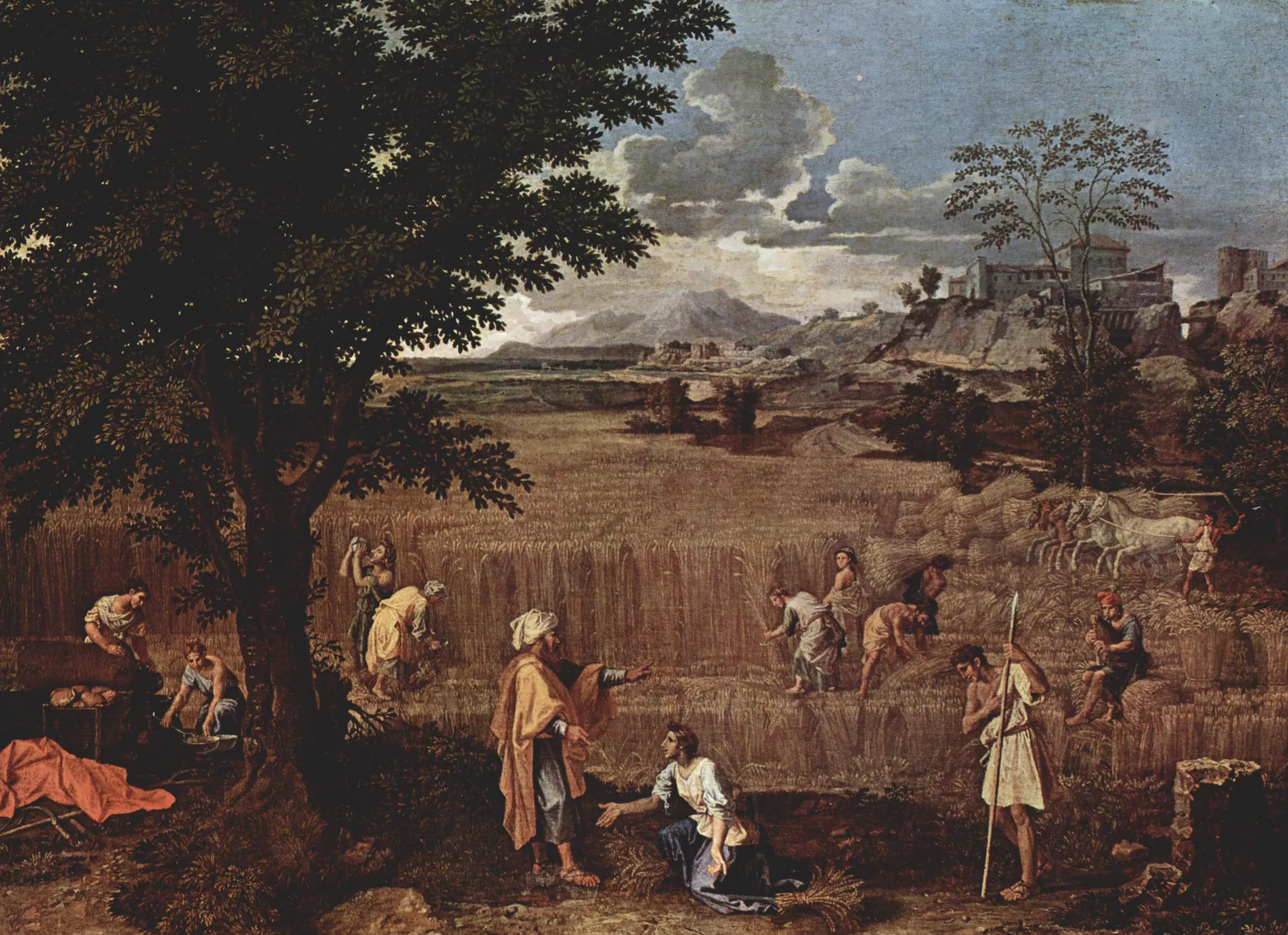 Verano o Rut y Booz, de Nicolas Poussin