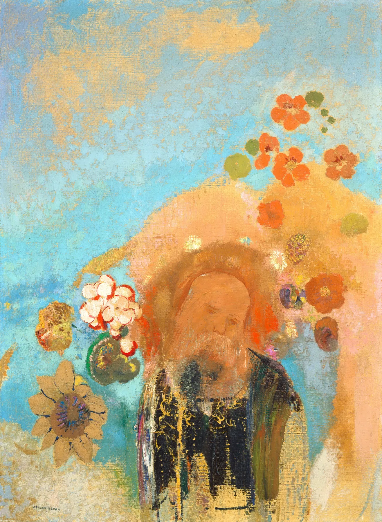 Evocación de Roussel, de Odilon Redon