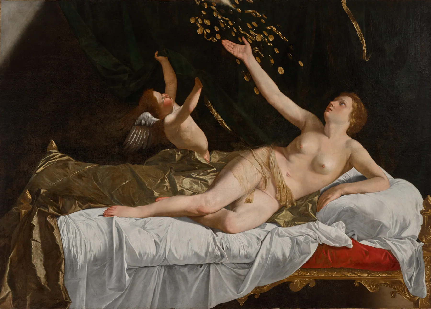 Dánae, de Orazio Gentileschi