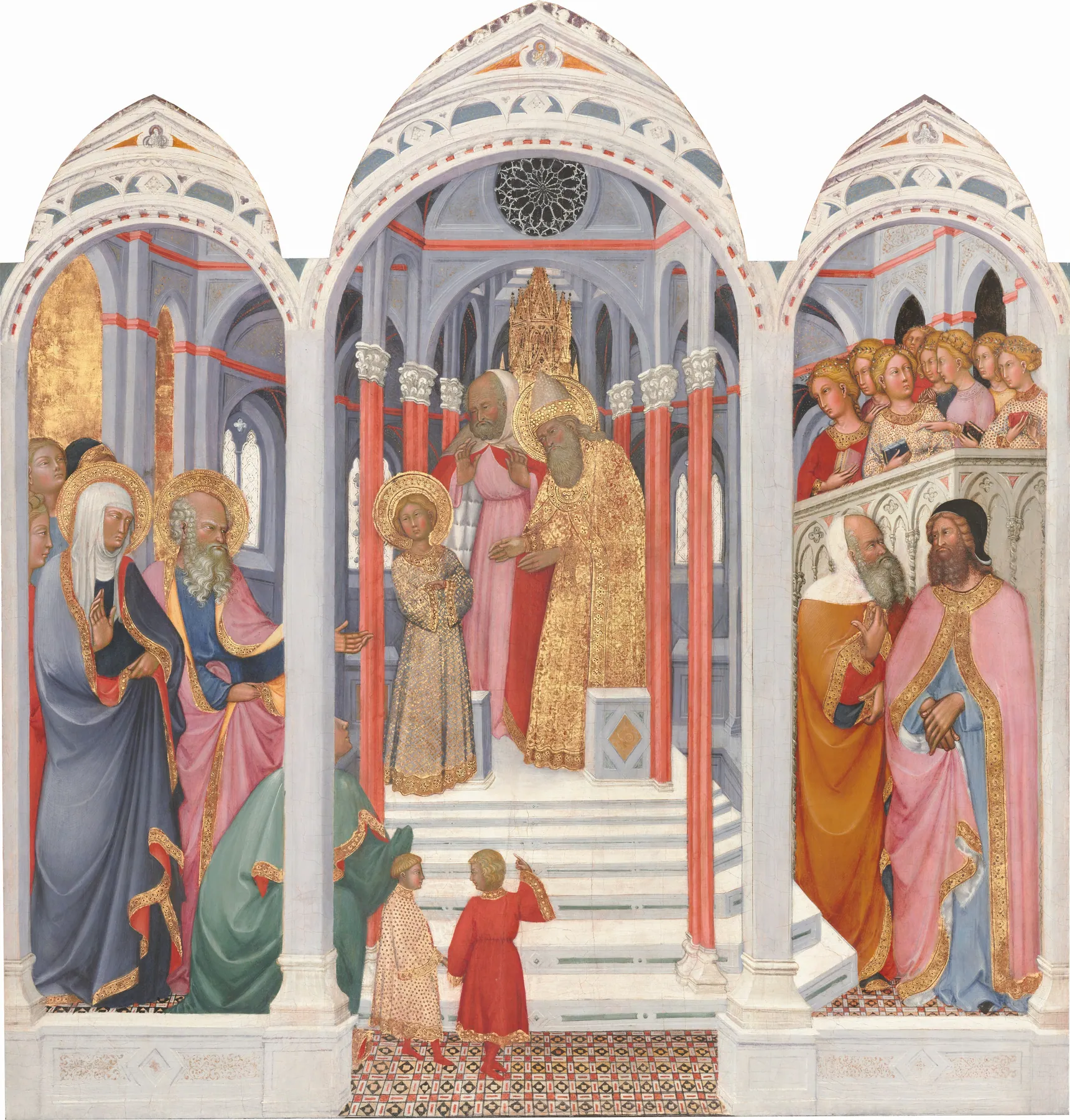 La Presentación de la Virgen en el Templo, de Paolo di Giovanni Fei