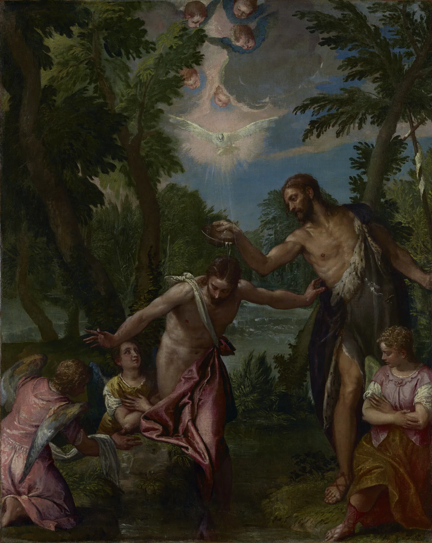 Bautismo de Cristo, de Paolo Veronese
