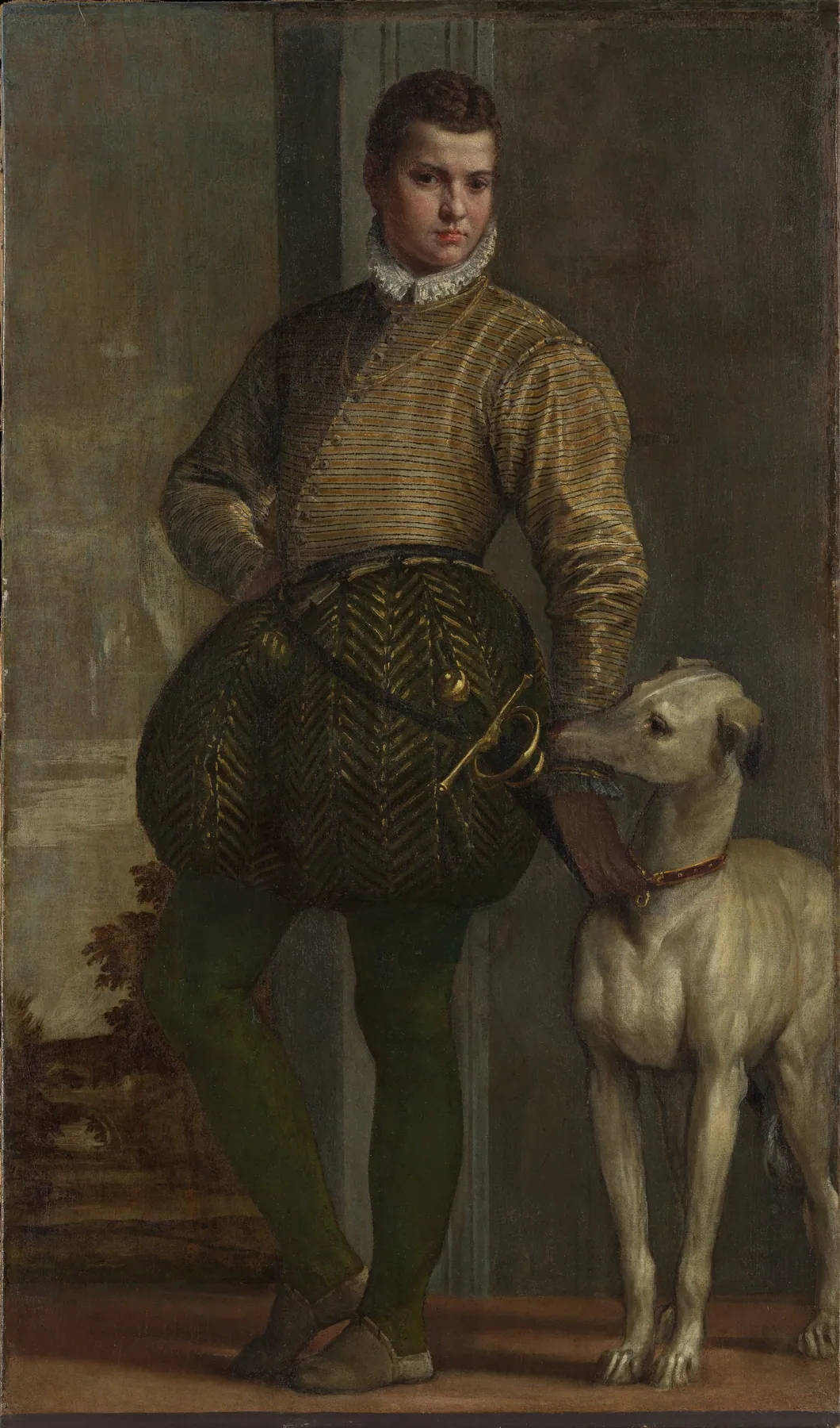 Niño con un galgo, de Paolo Veronese
