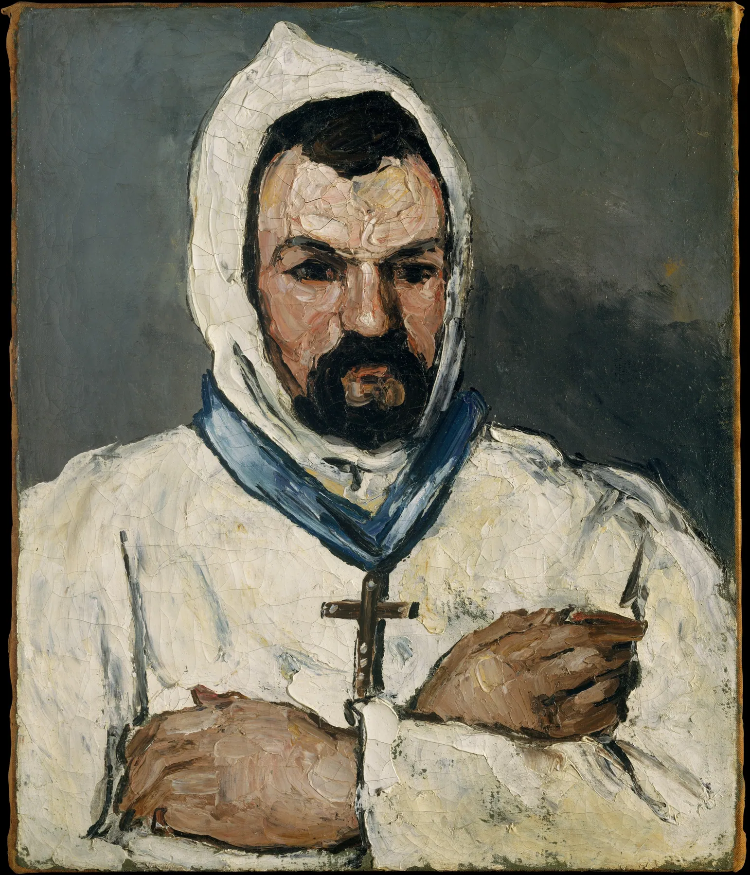 Antoine Dominique Sauveur Aubert (n. 1817), tío del artista, como monje, de Paul Cézanne