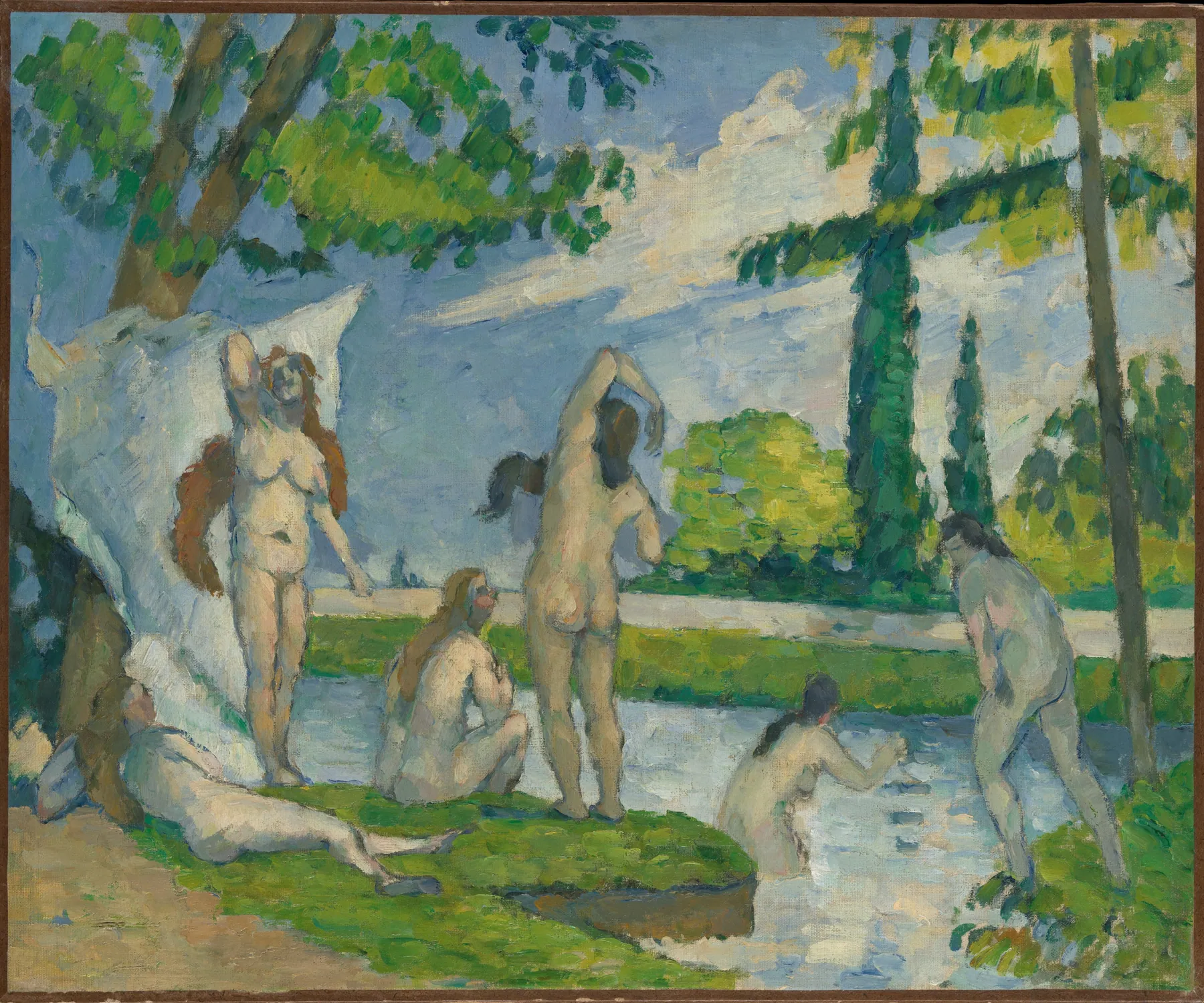 Bañistas, de Paul Cézanne