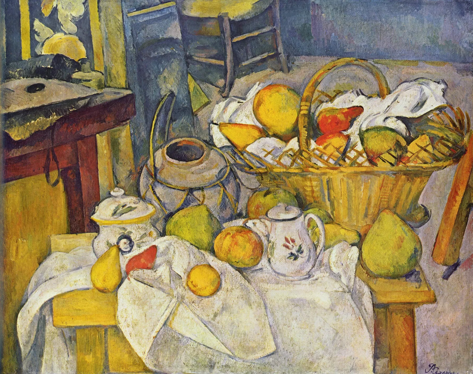Mesa de cocina, de Paul Cézanne