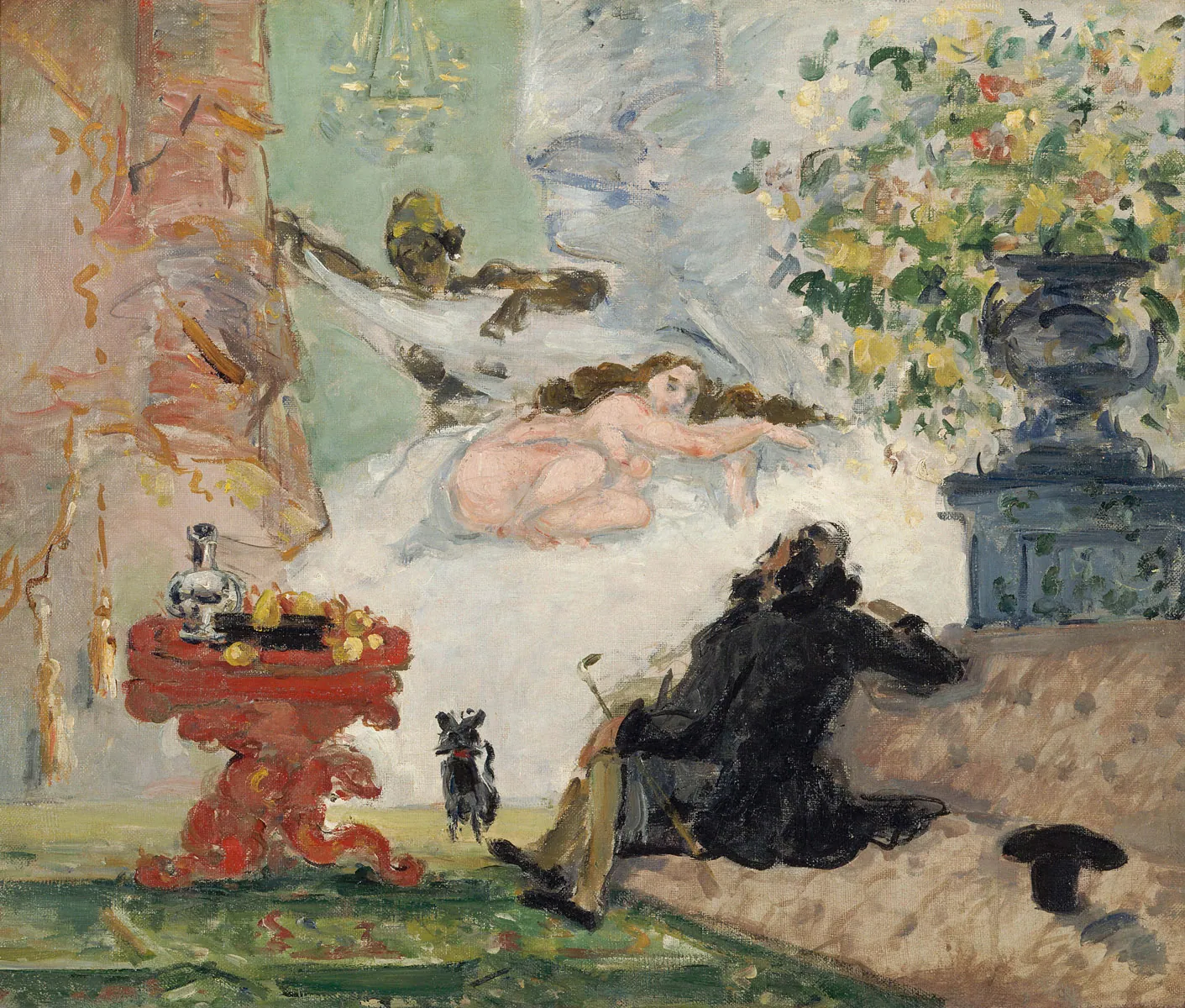 Una moderna Olimpia, de Paul Cézanne