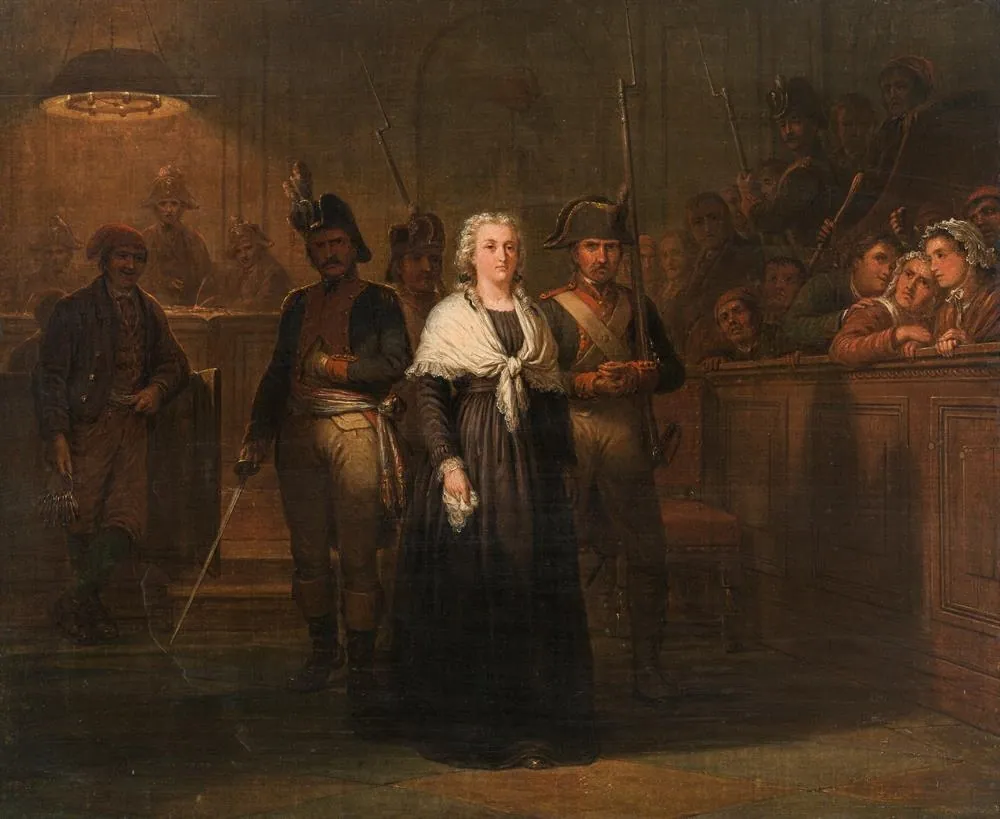 María Antonieta ante el Tribunal, de Paul Delaroche