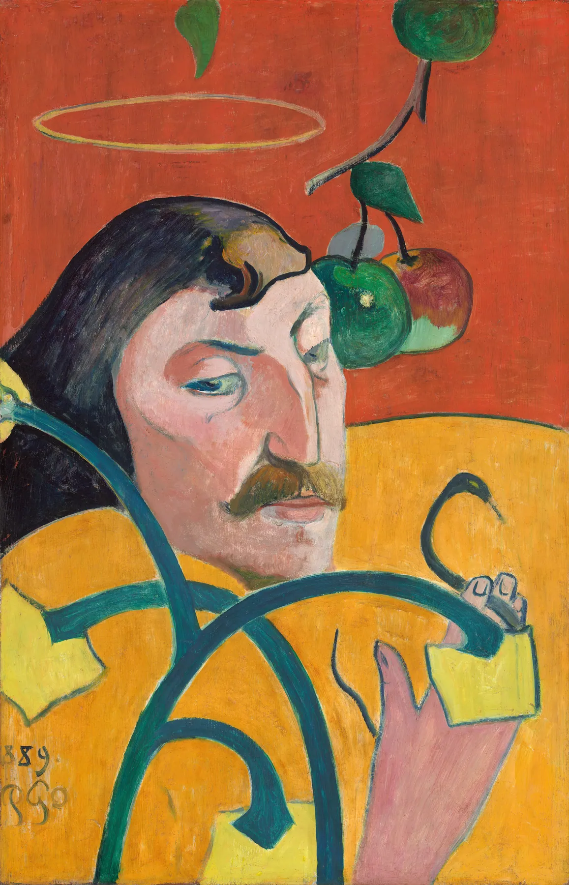 Autorretrato con aureola, de Paul Gauguin