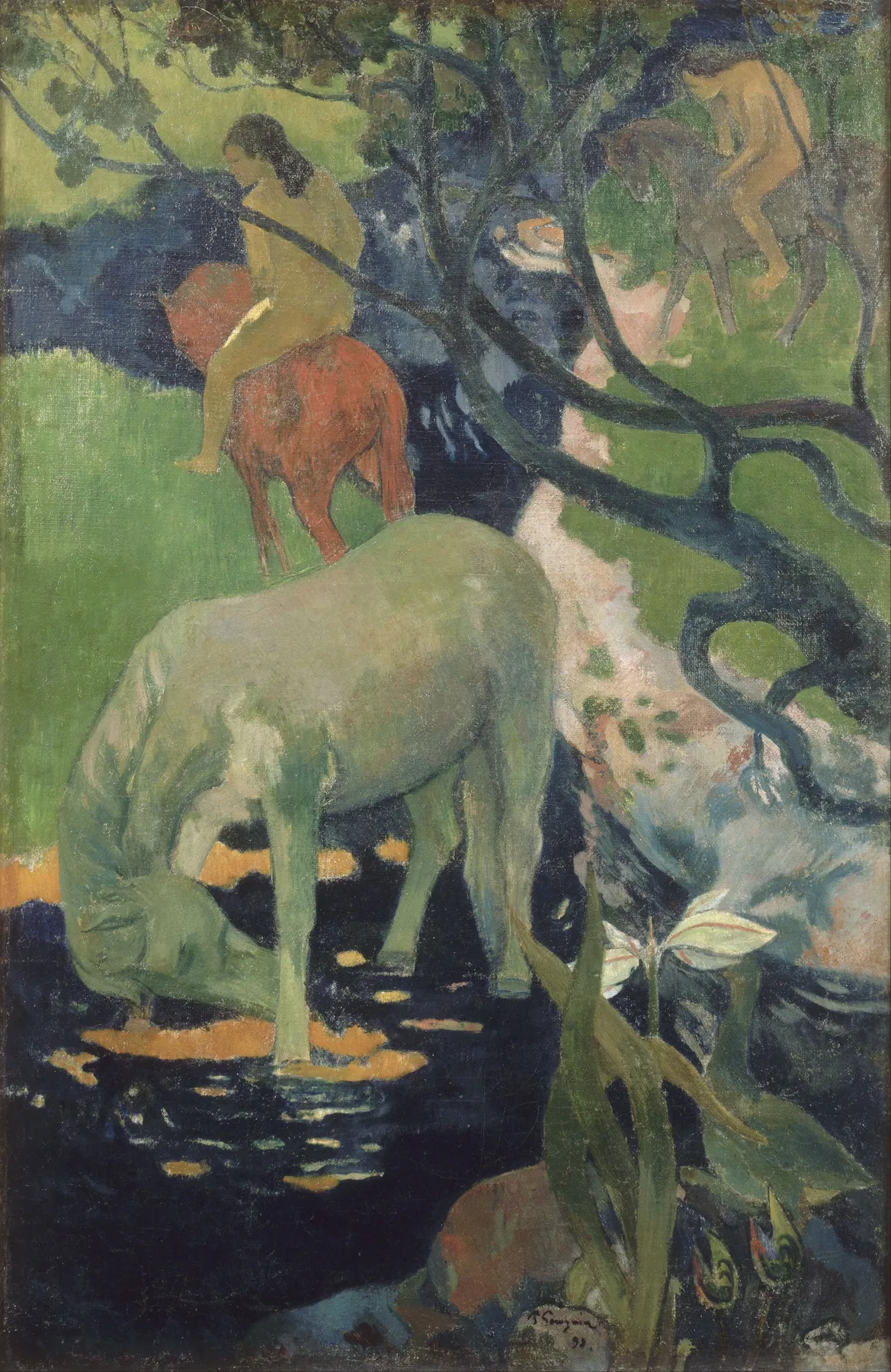 El caballo blanco, de Paul Gauguin