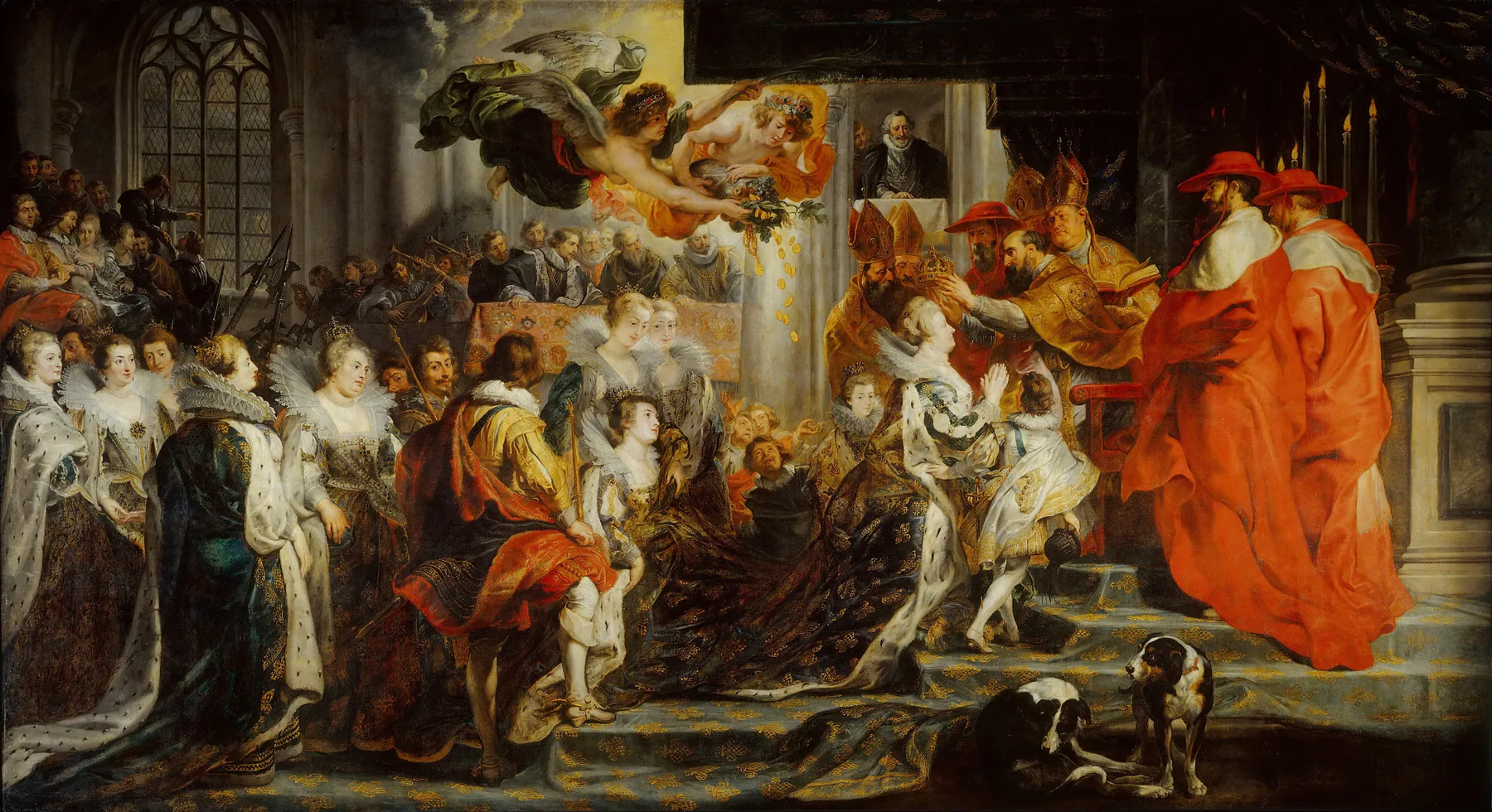 Coronación de María de Médici, de Peter Paul Rubens