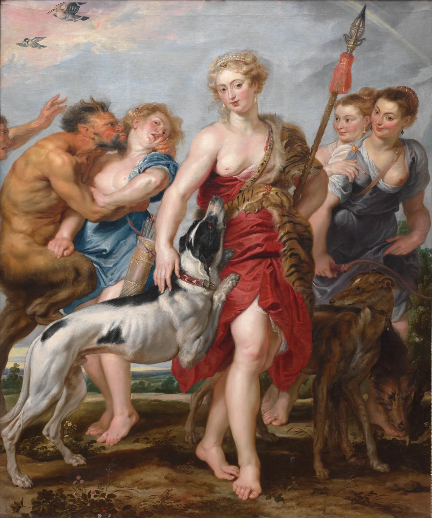 Diana y sus ninfas partiendo de cacería, de Peter Paul Rubens