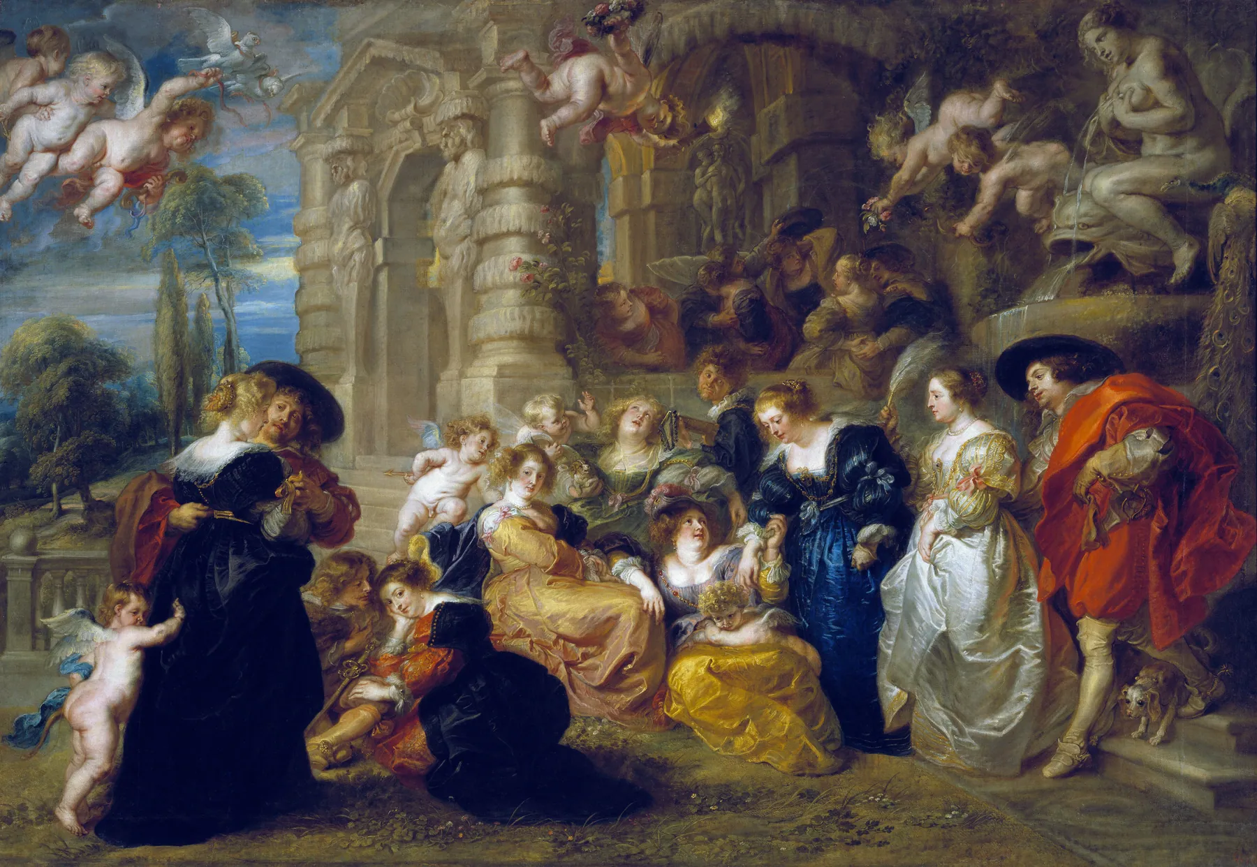 El jardín del amor, de Peter Paul Rubens