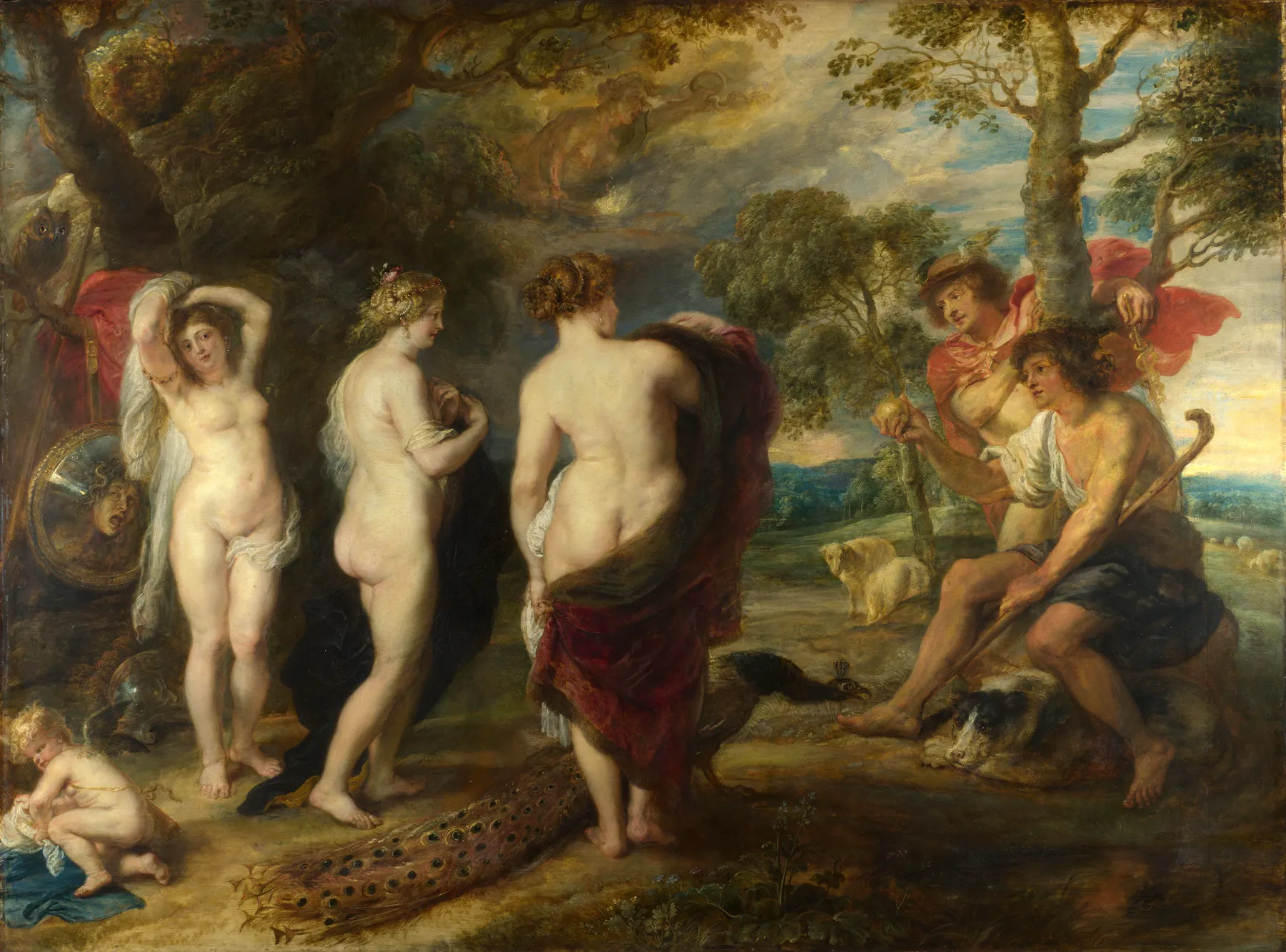 El juicio de París, de Peter Paul Rubens