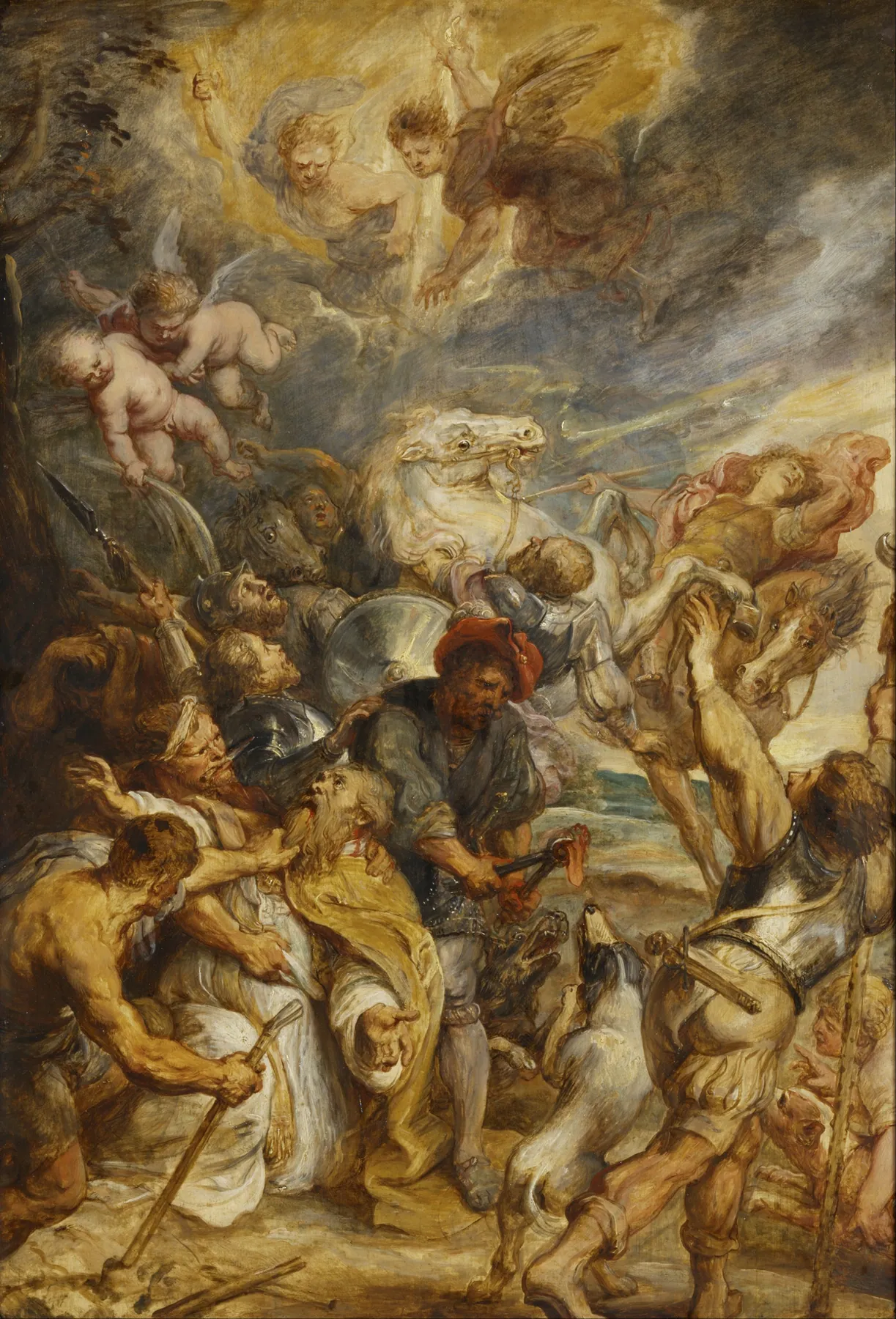El martirio de San Livino, de Peter Paul Rubens