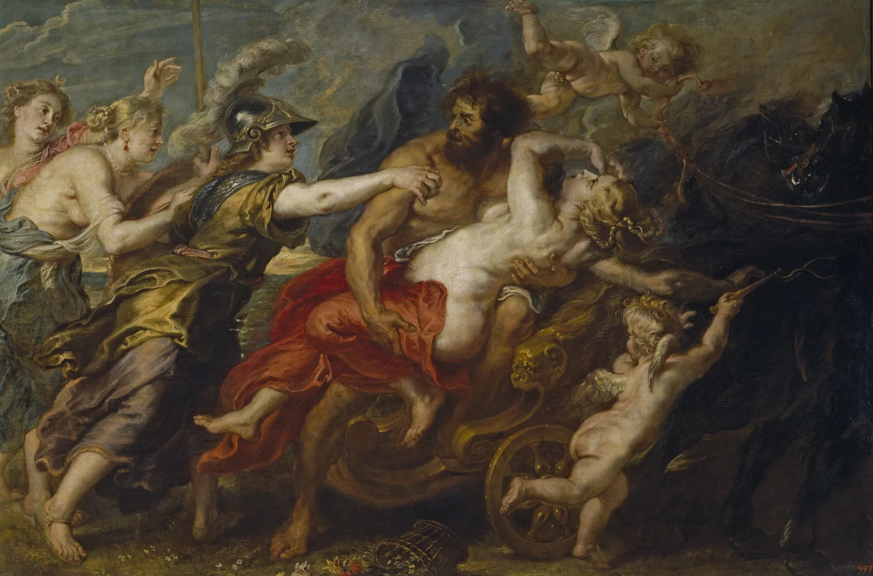 El rapto de Proserpina, de Peter Paul Rubens