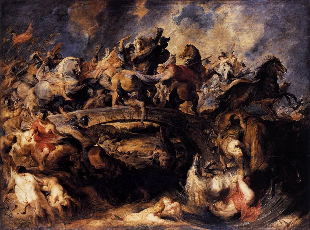 La batalla de las Amazonas, de Peter Paul Rubens