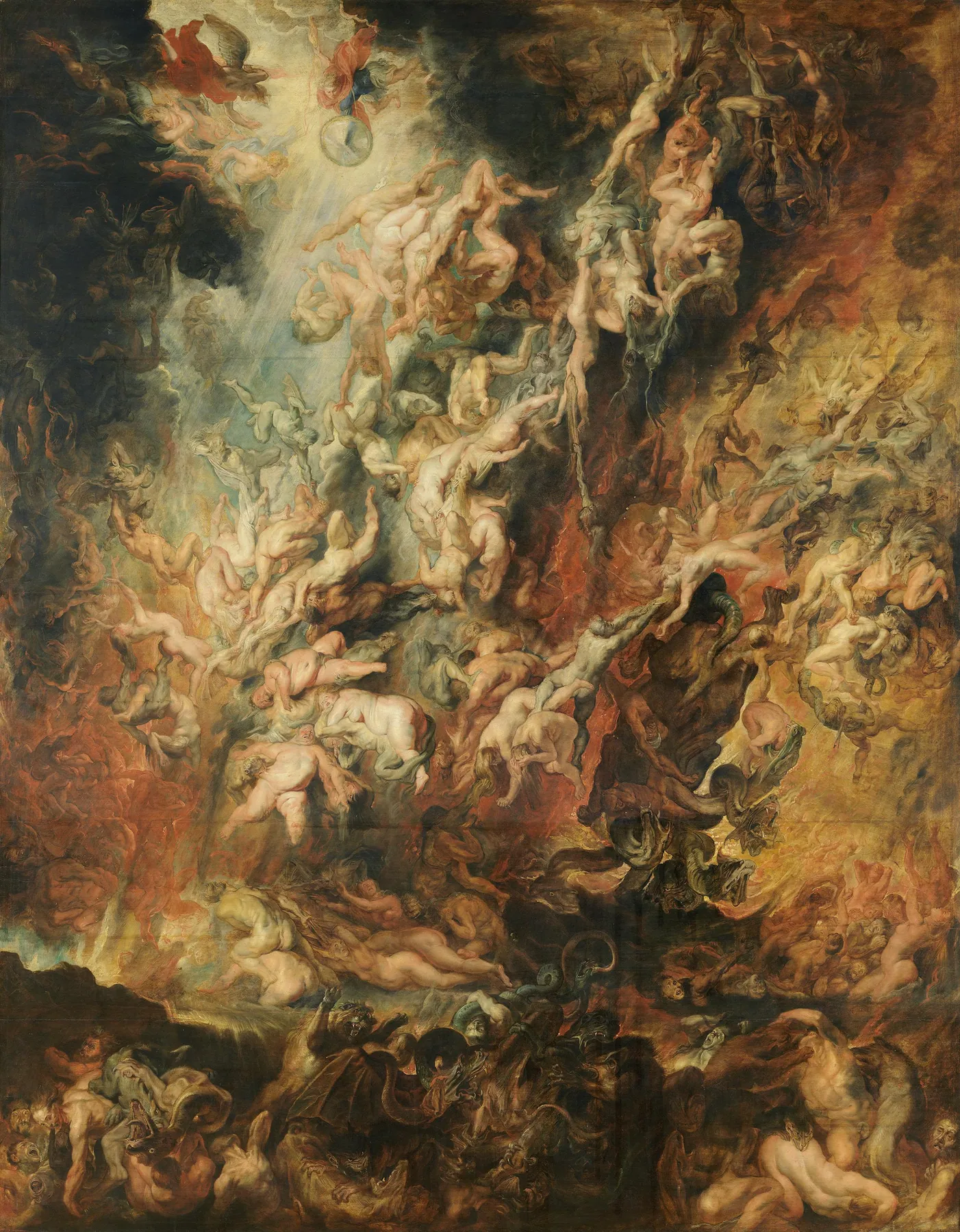 La caída de los condenados, de Peter Paul Rubens
