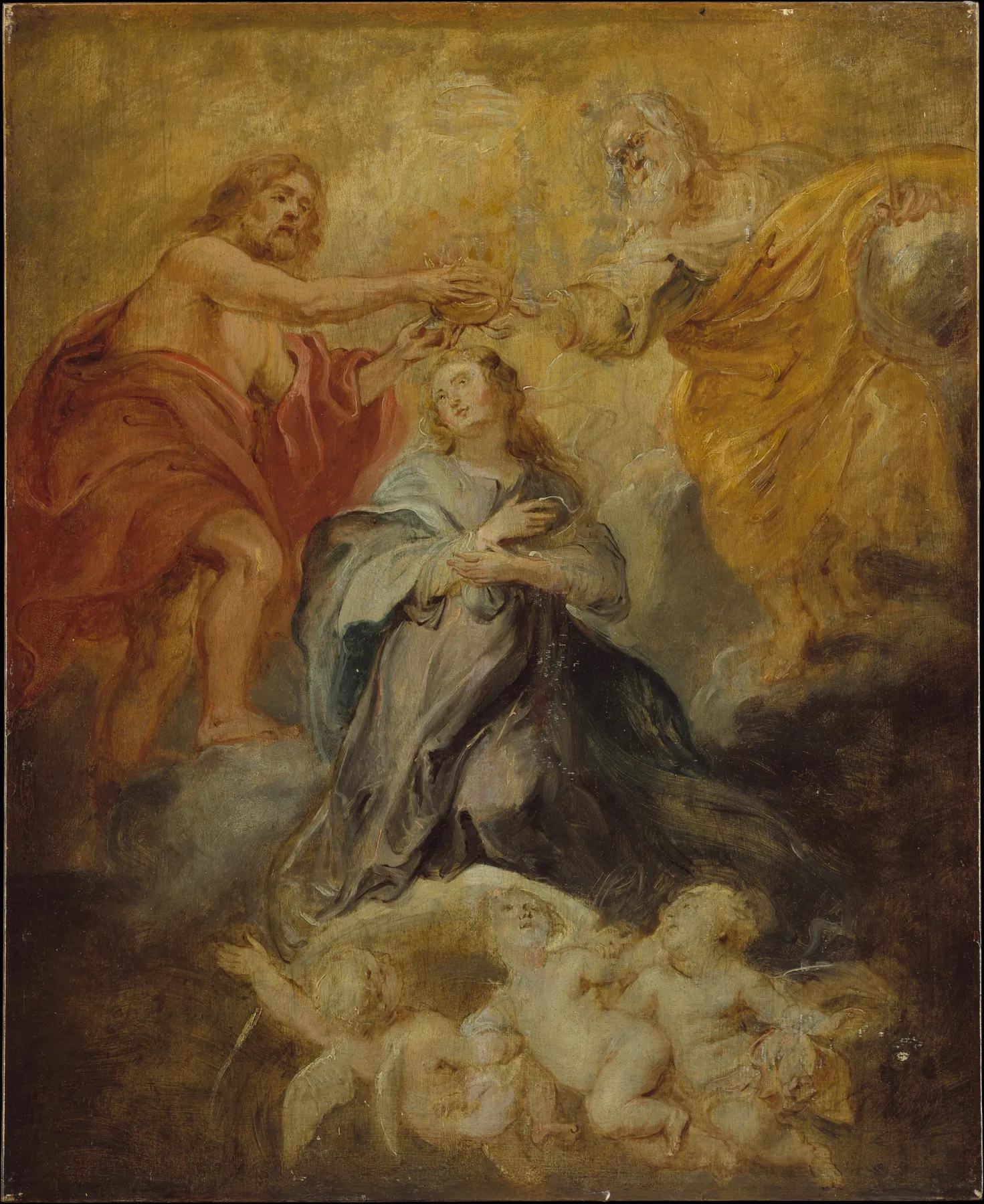 La coronación de la Virgen, de Peter Paul Rubens