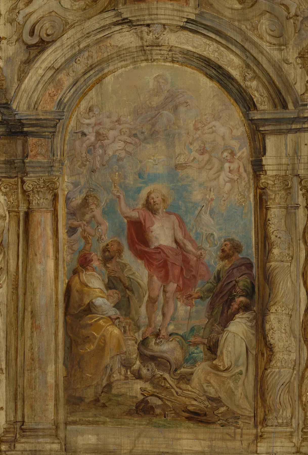 La glorificación de la Eucaristía, de Peter Paul Rubens
