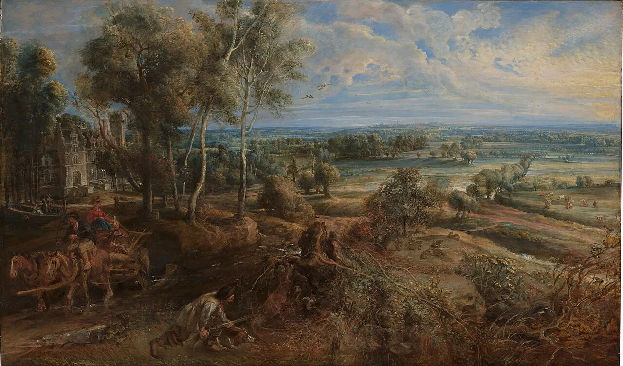 Paisaje con el castillo de Steen, de Peter Paul Rubens