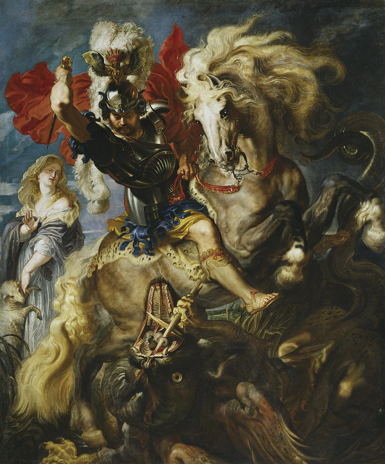 San Jorge y el dragón, de Peter Paul Rubens