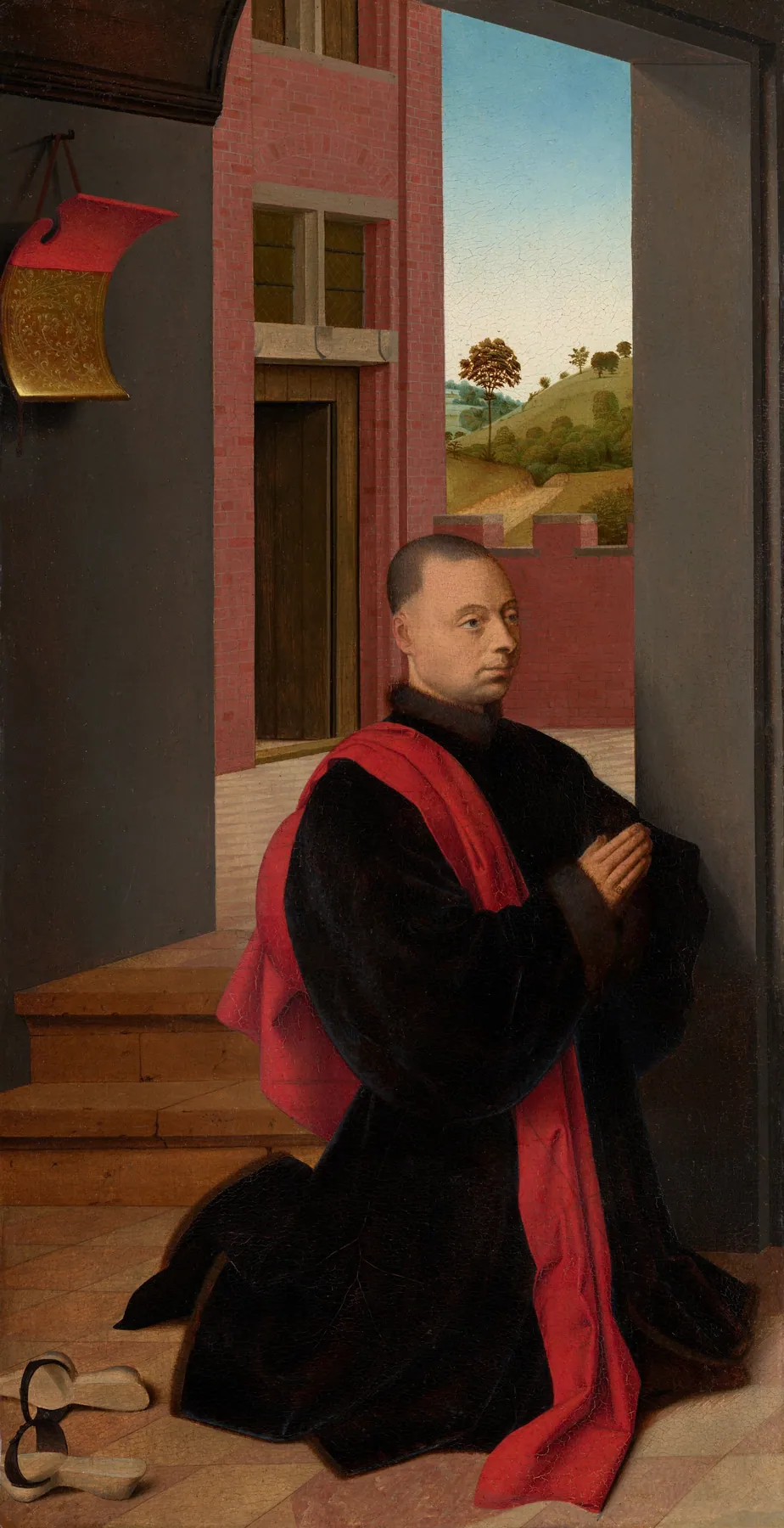 Retrato de un donante, de Petrus Christus