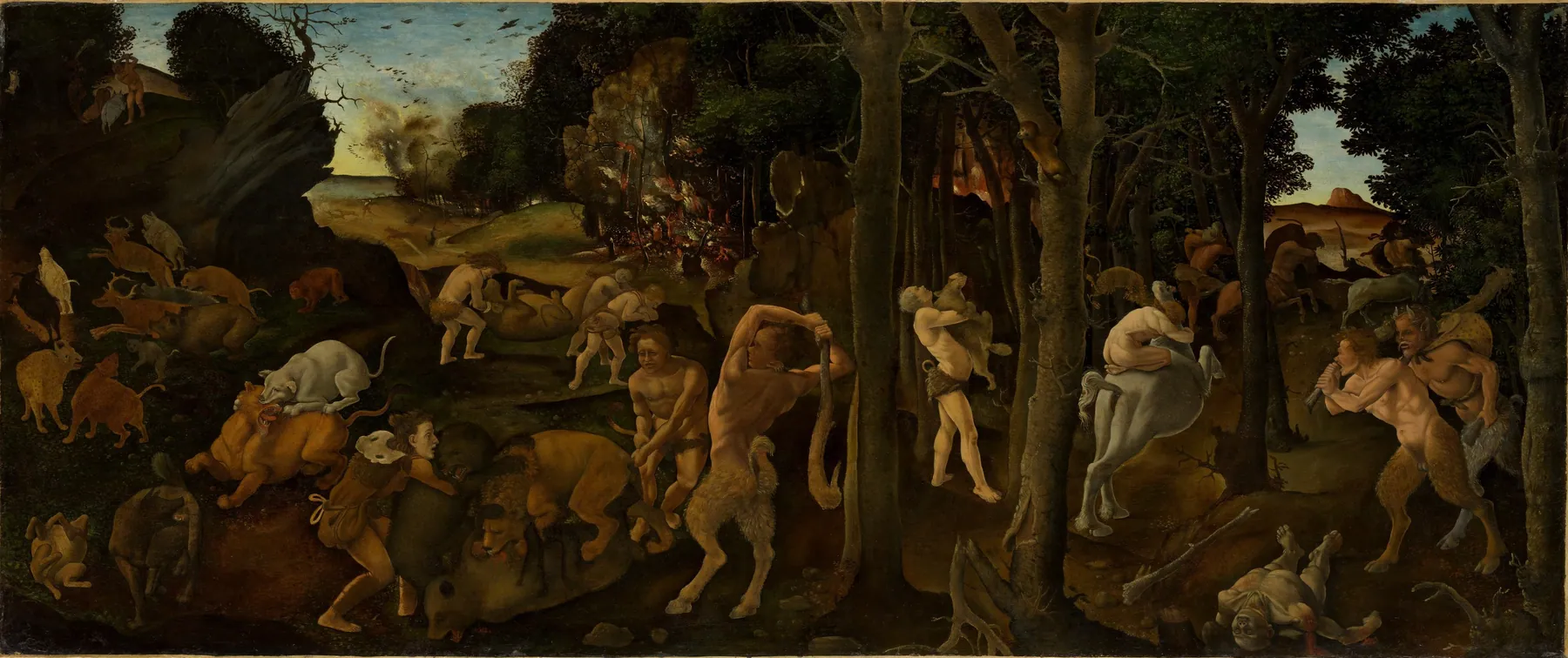 Escena de caza, de Piero di Cosimo