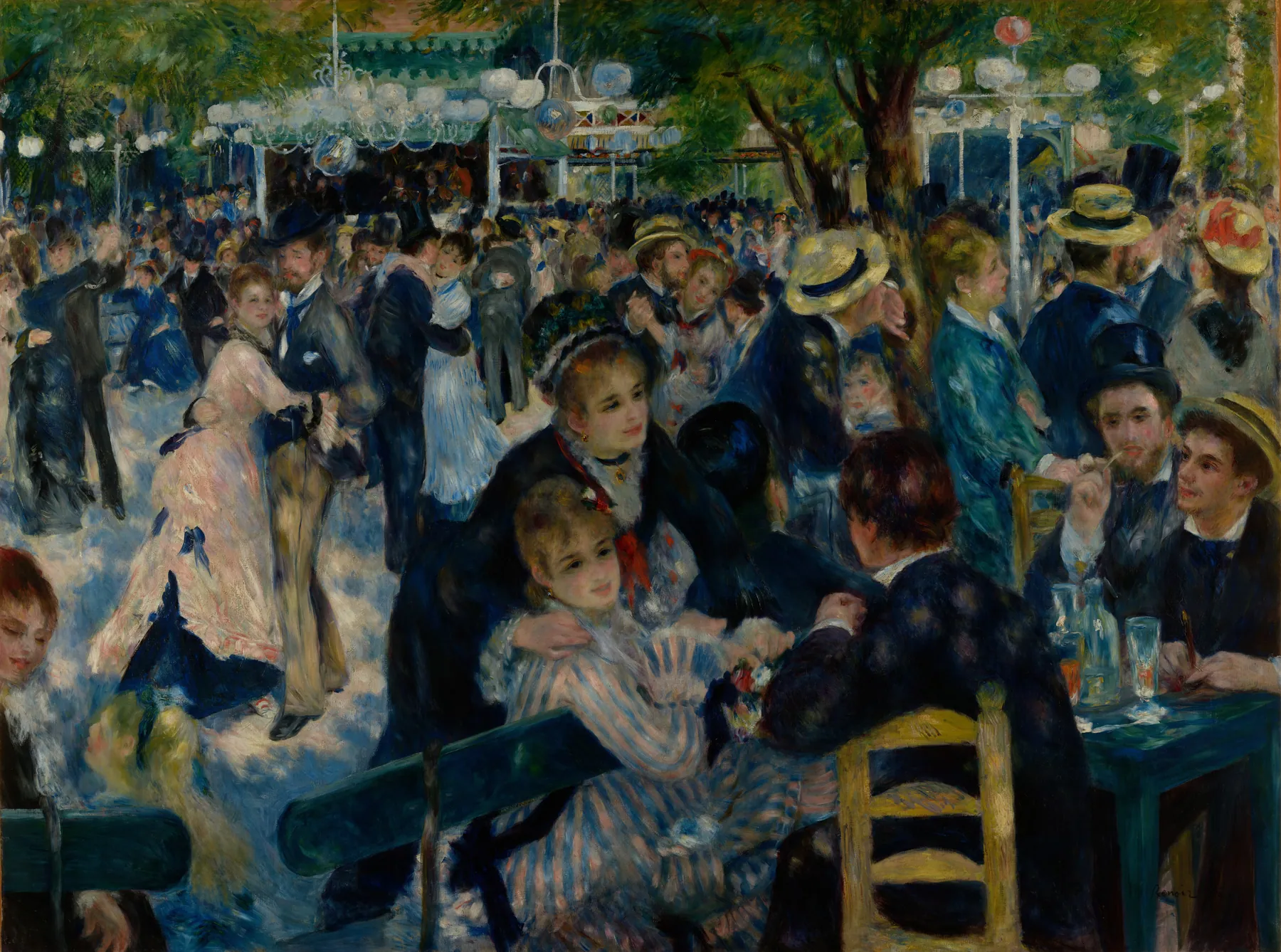 Baile en el moulin de la Galette, de Pierre-Auguste Renoir