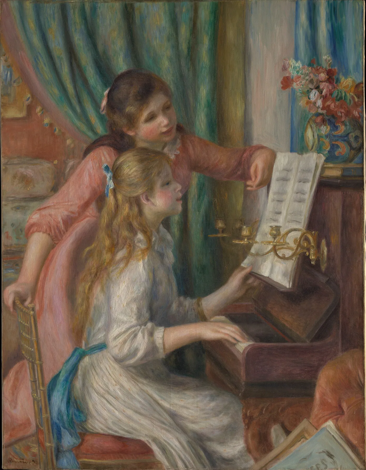 Dos jóvenes al piano, de Pierre-Auguste Renoir