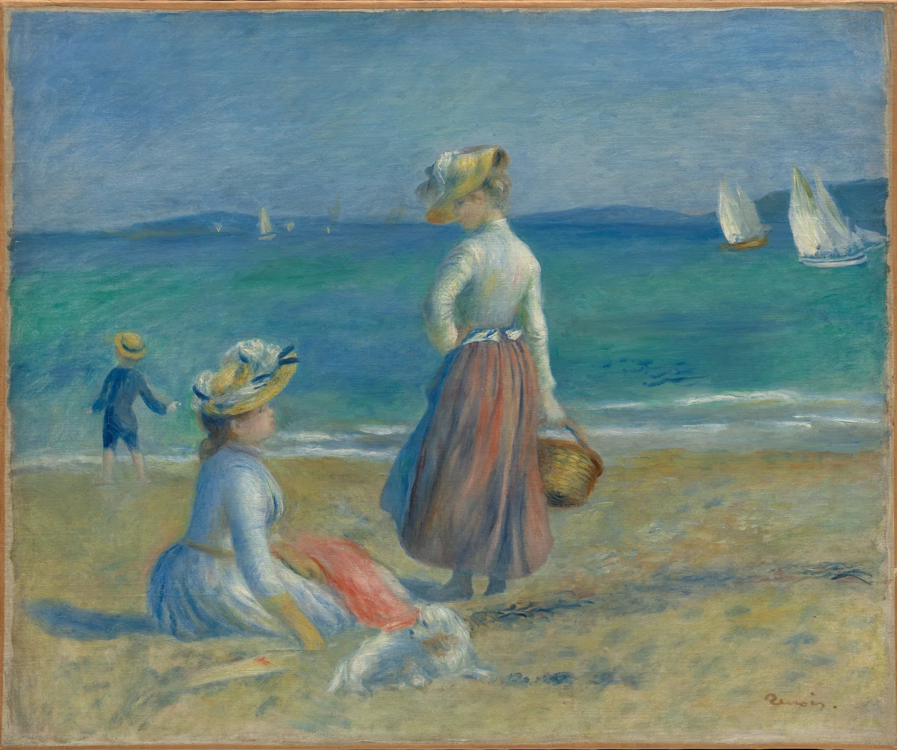 Figuras en la playa, de Pierre-Auguste Renoir
