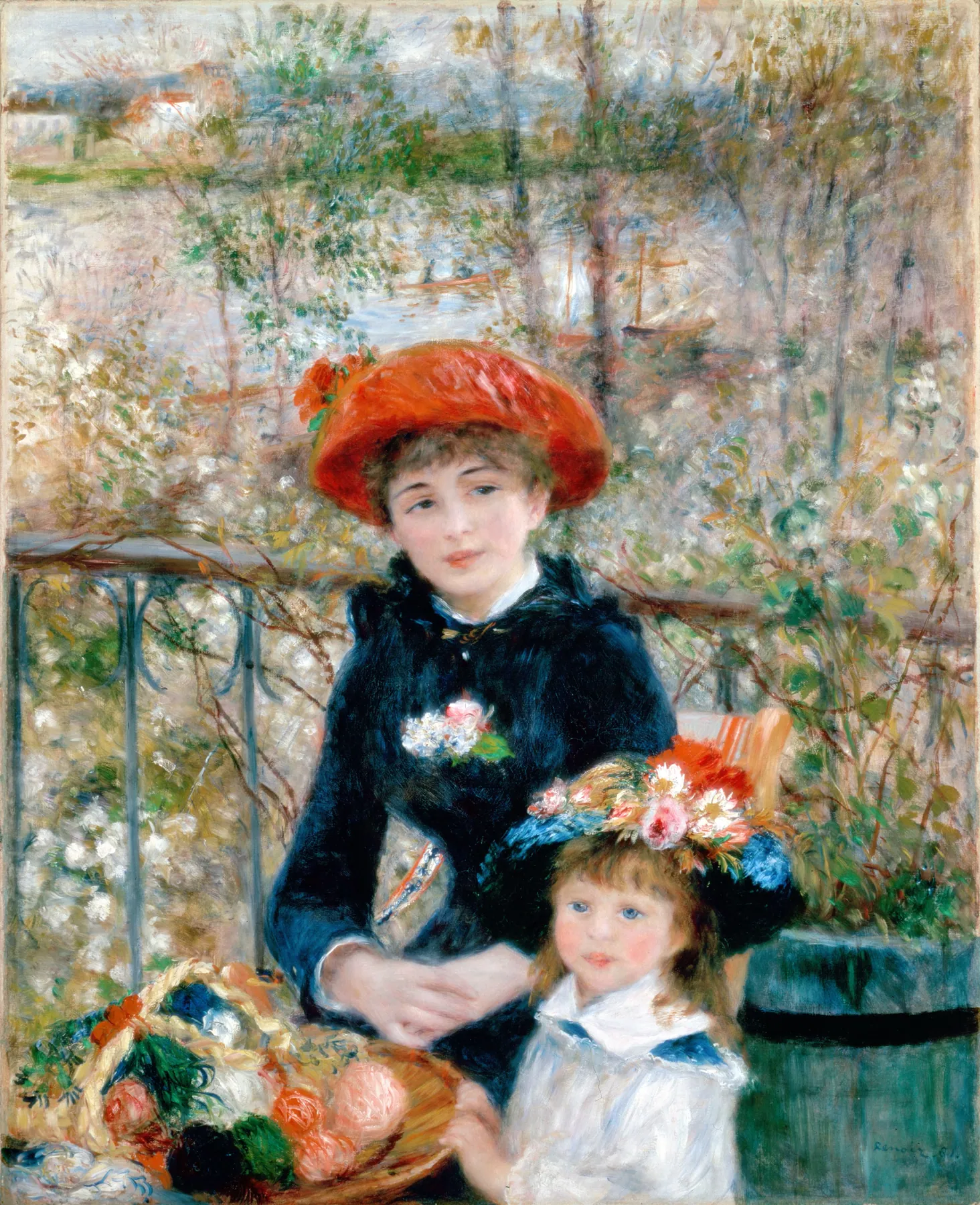 Las dos hermanas en la terraza, de Pierre-Auguste Renoir
