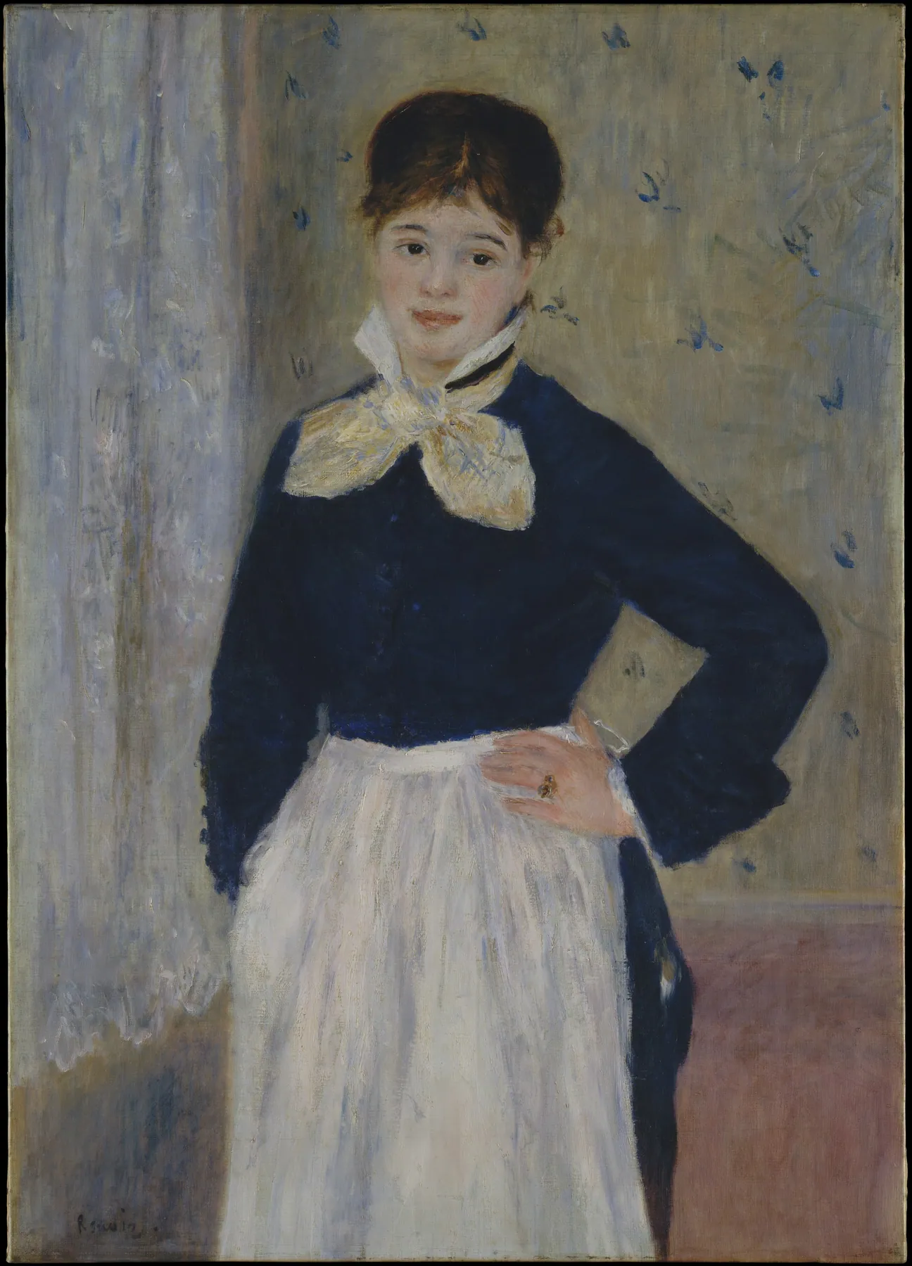 Mujer joven (La sirvienta), de Pierre-Auguste Renoir
