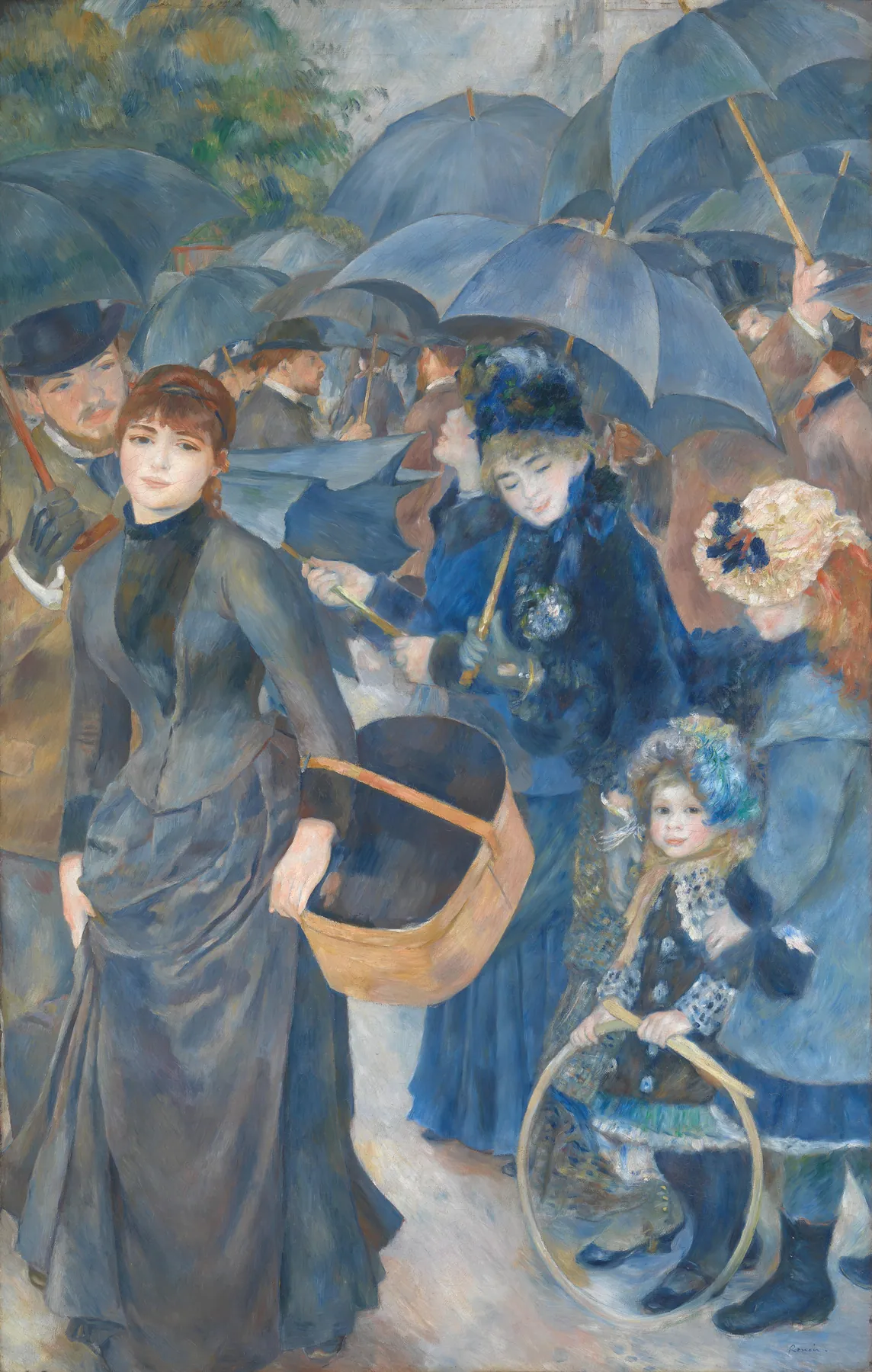Paraguas, de Pierre-Auguste Renoir