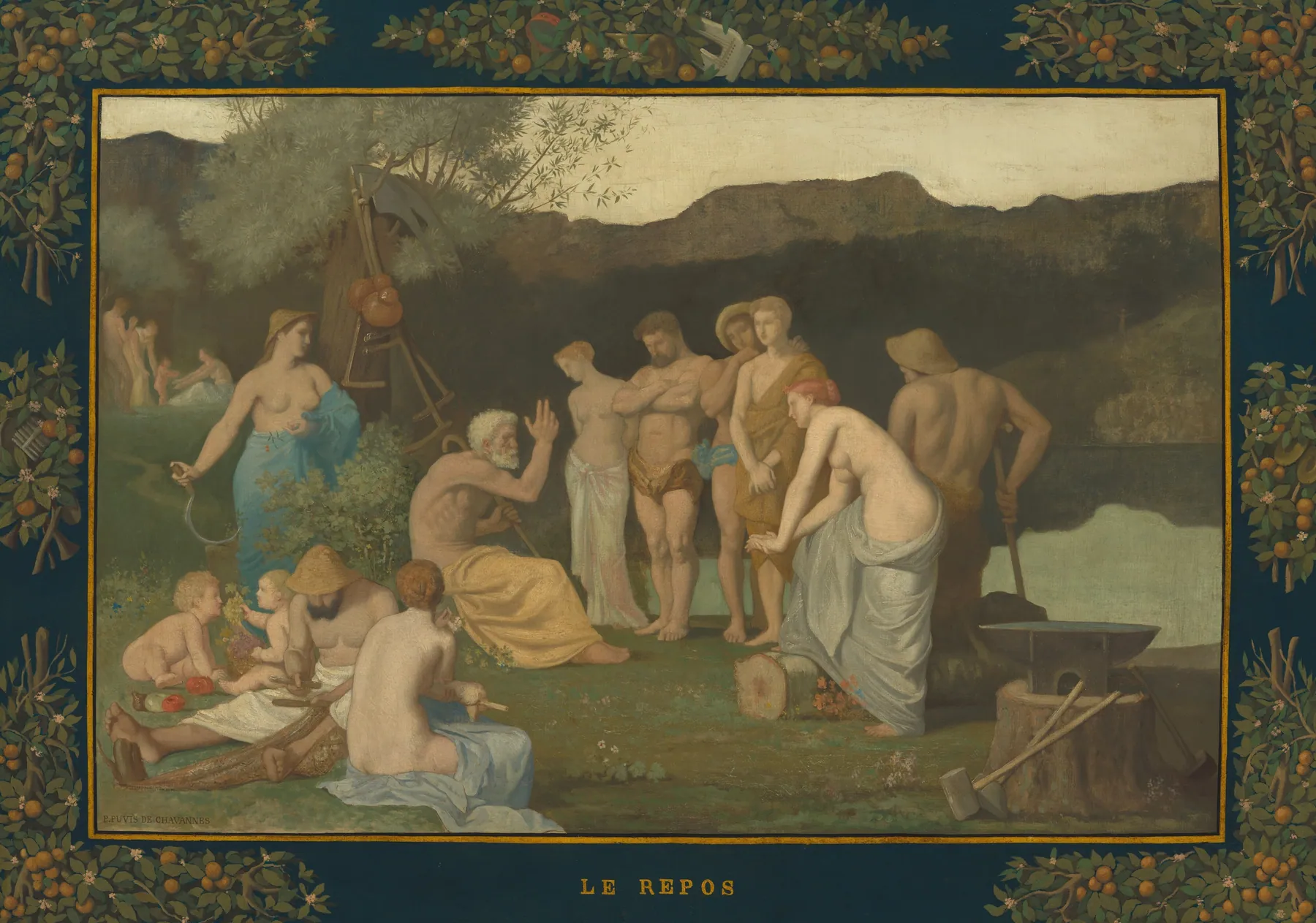 Descanso, de Pierre Puvis de Chavannes